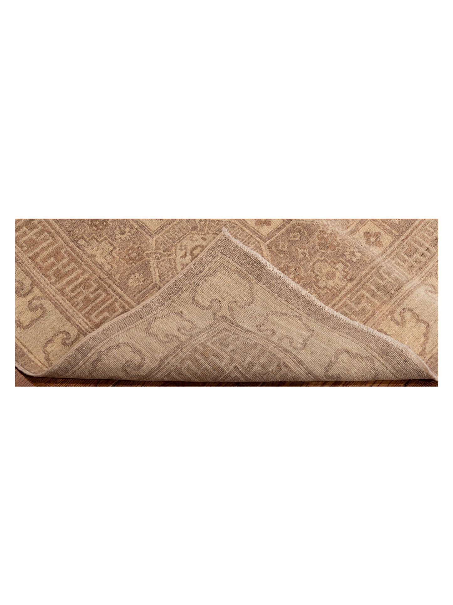 Laila 115187 Brown Ivory 3.10x5.10 Hand Knotted Rug