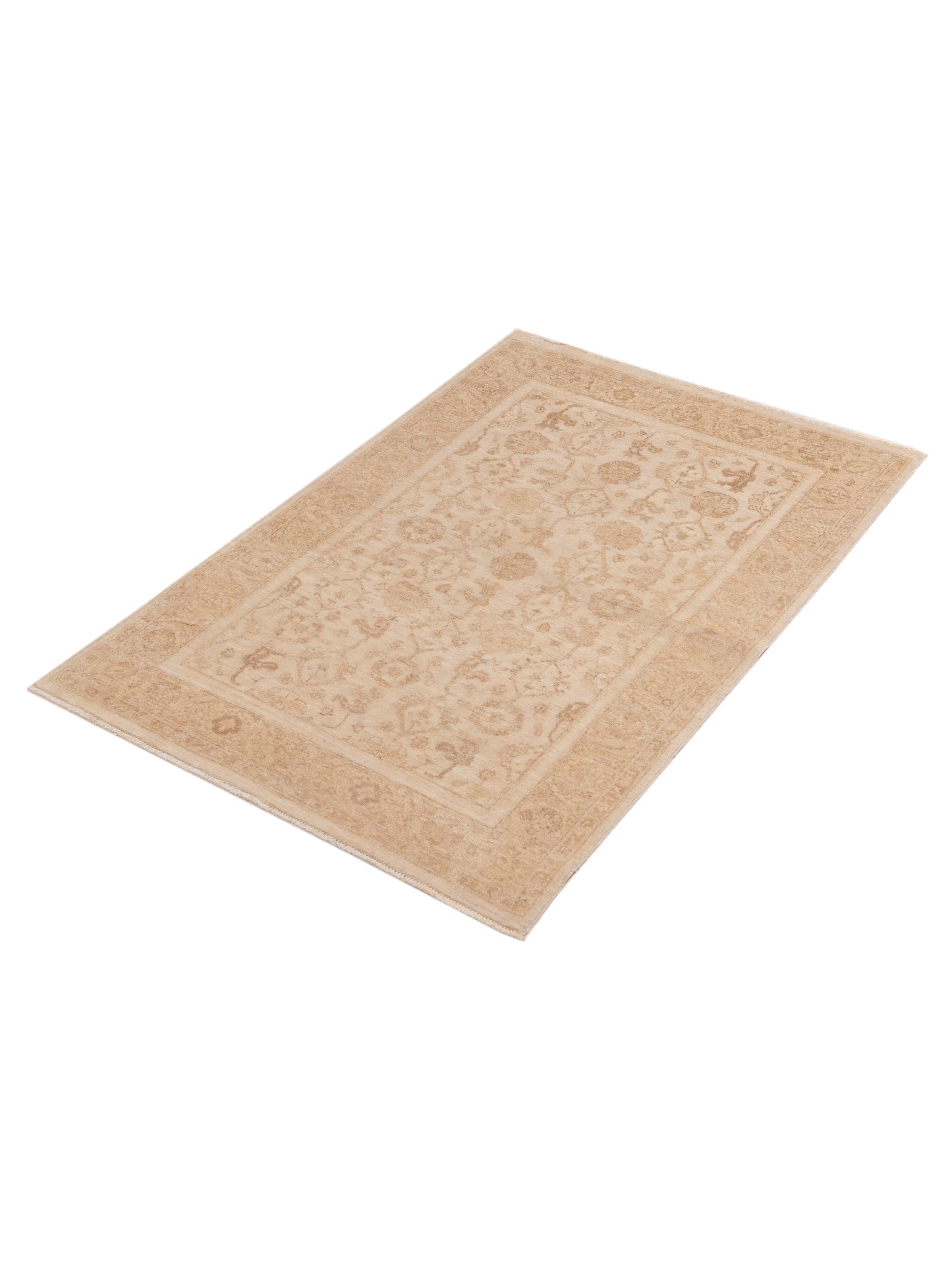 Laila 115196 Ivory Gold 4x5.10 Hand Knotted Rug