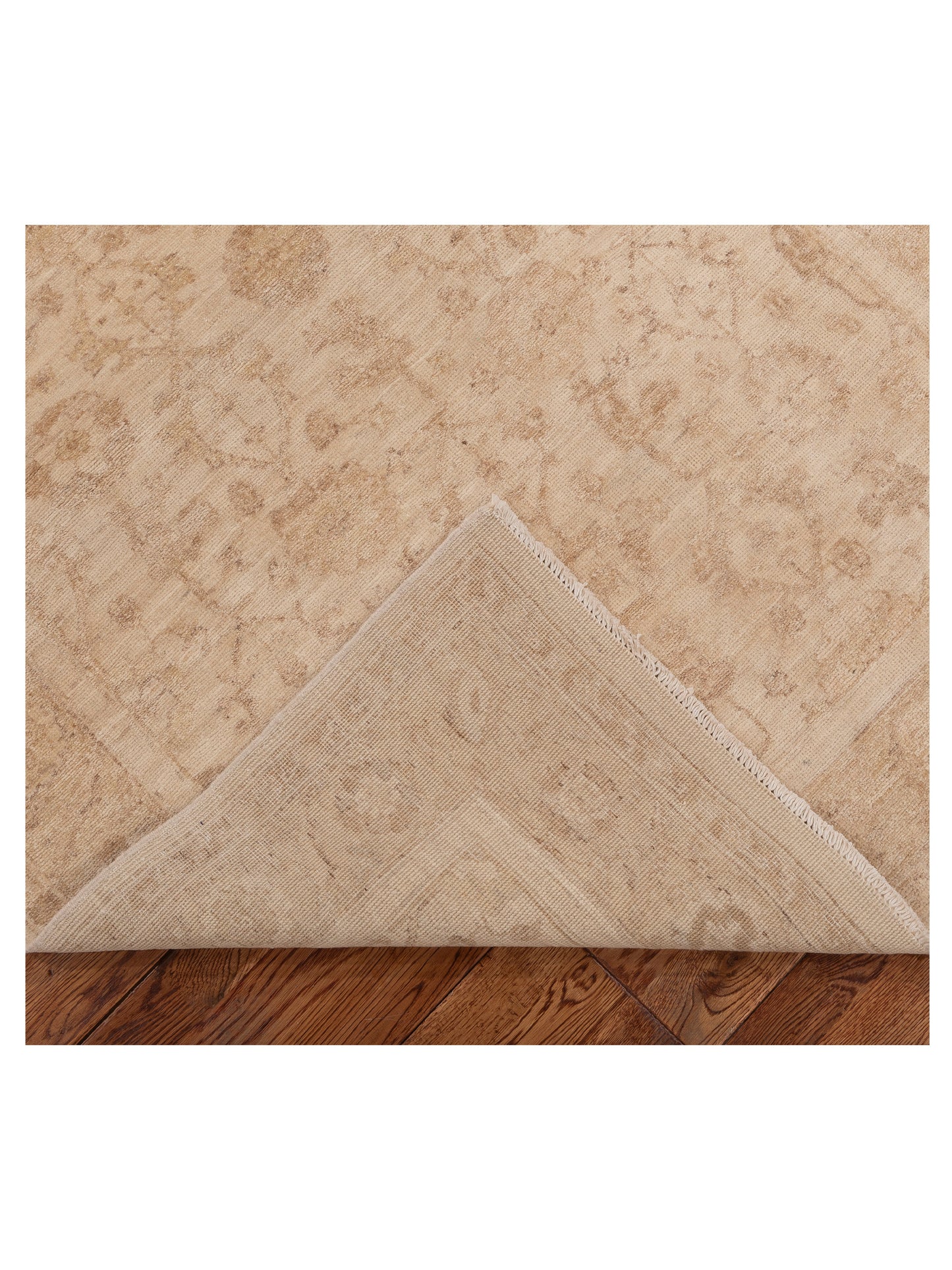Laila 115196 Ivory Gold 4x5.10 Hand Knotted Rug