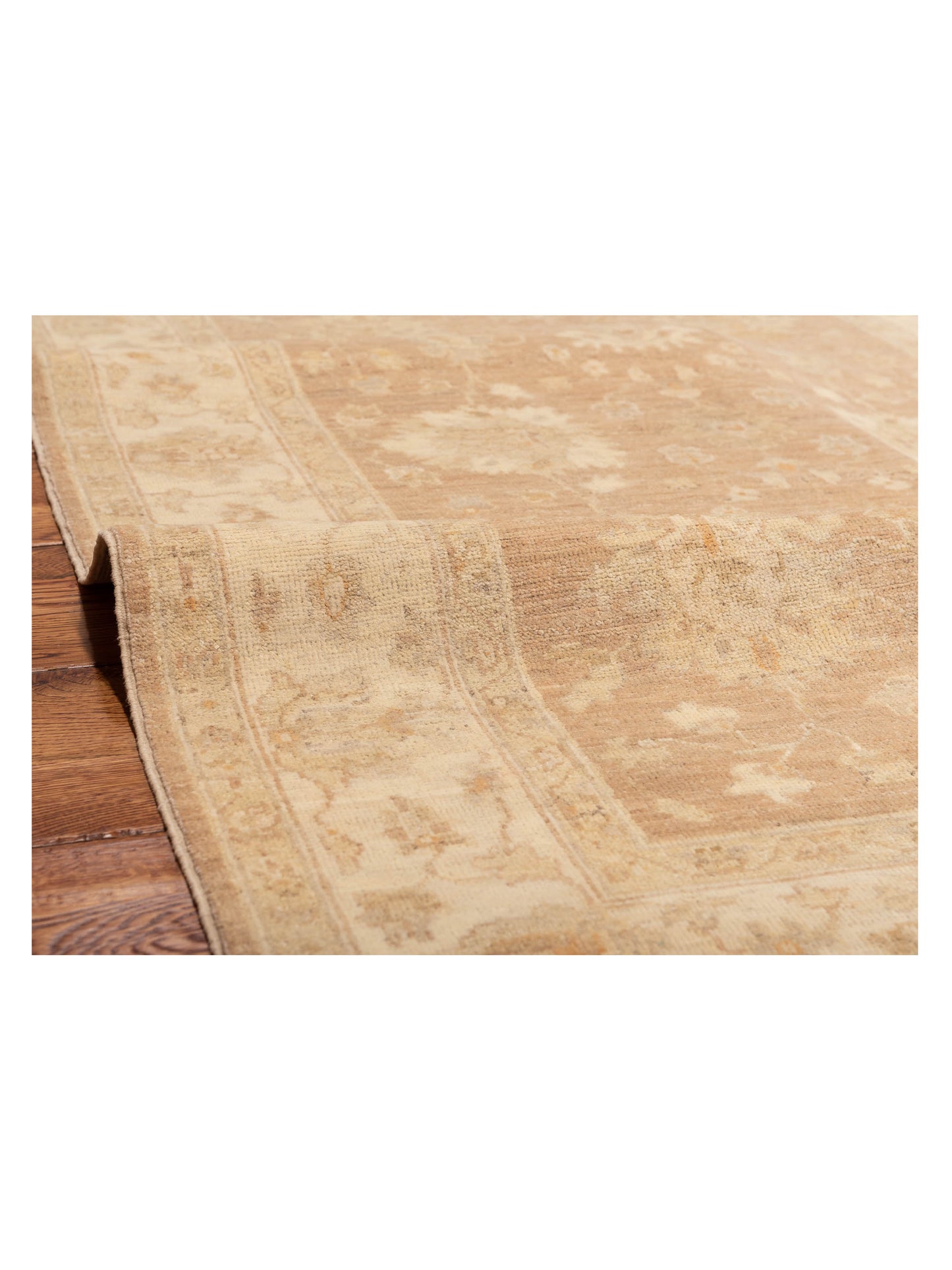 Laila 115197 Brown Ivory 3.10x6.1 Hand Knotted Rug
