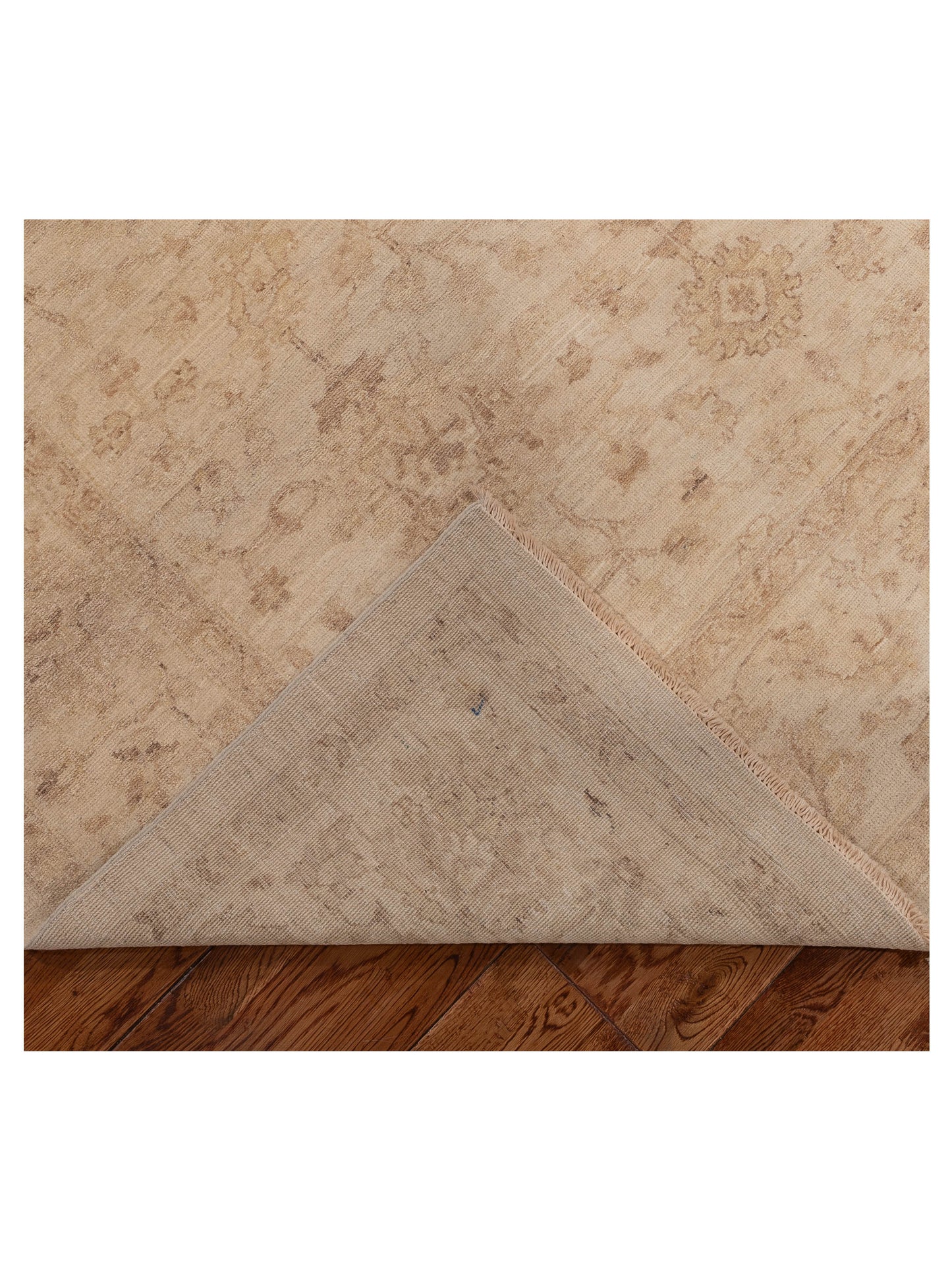 Laila 115210 Ivory Ivory 6.5x8.2 Hand Knotted Rug