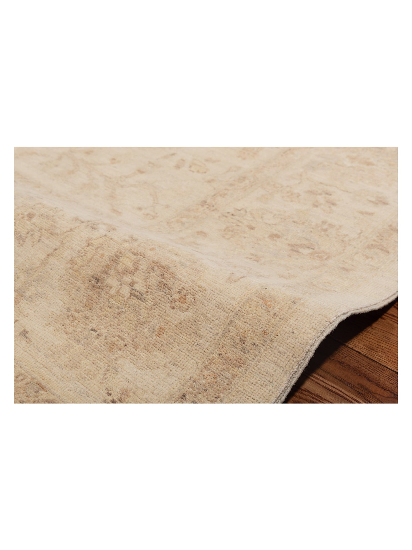 Laila 115210 Ivory Ivory 6.5x8.2 Hand Knotted Rug