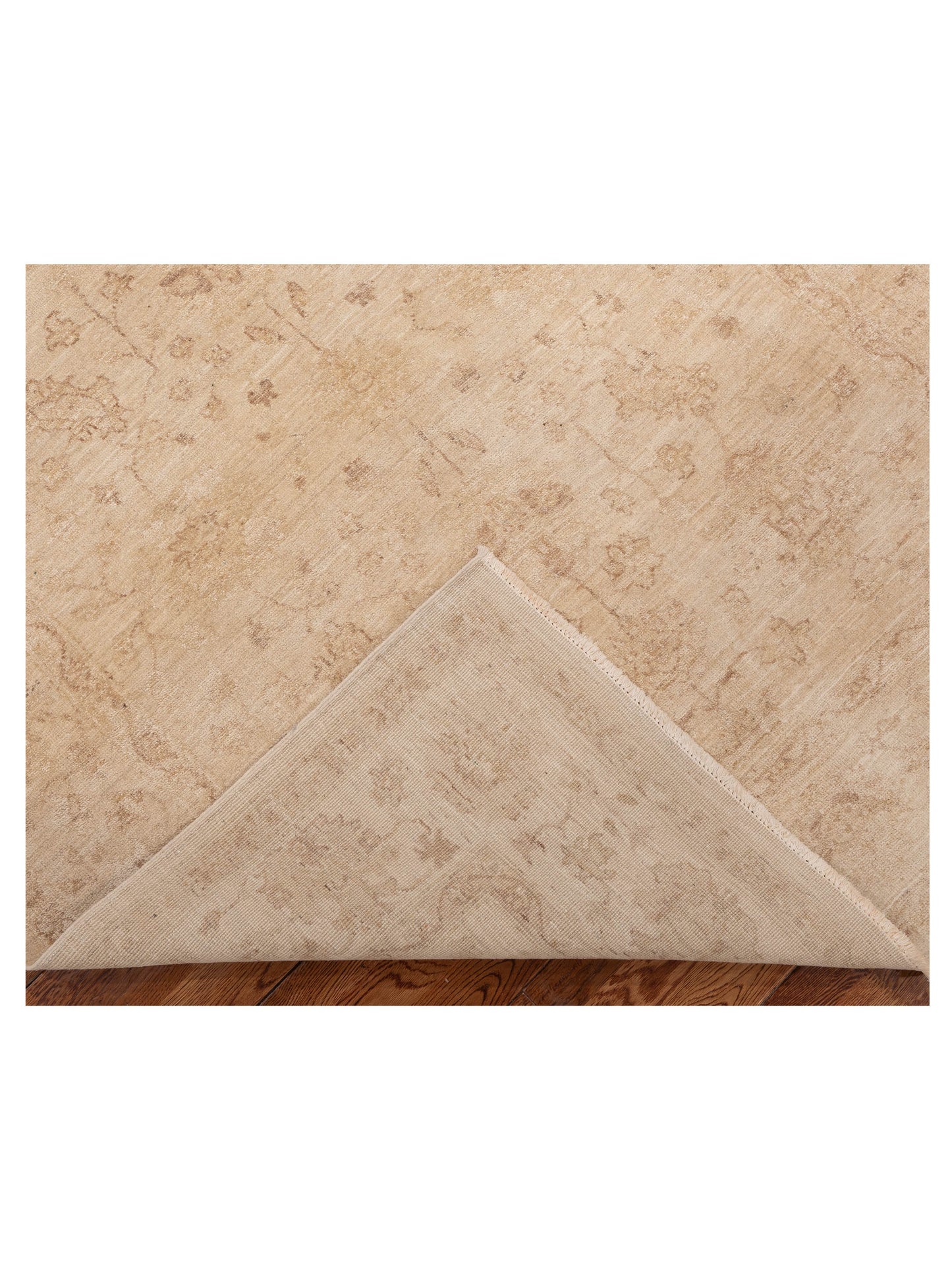 Laila 115228 Ivory Ivory 4.11x6.3 Hand Knotted Rug