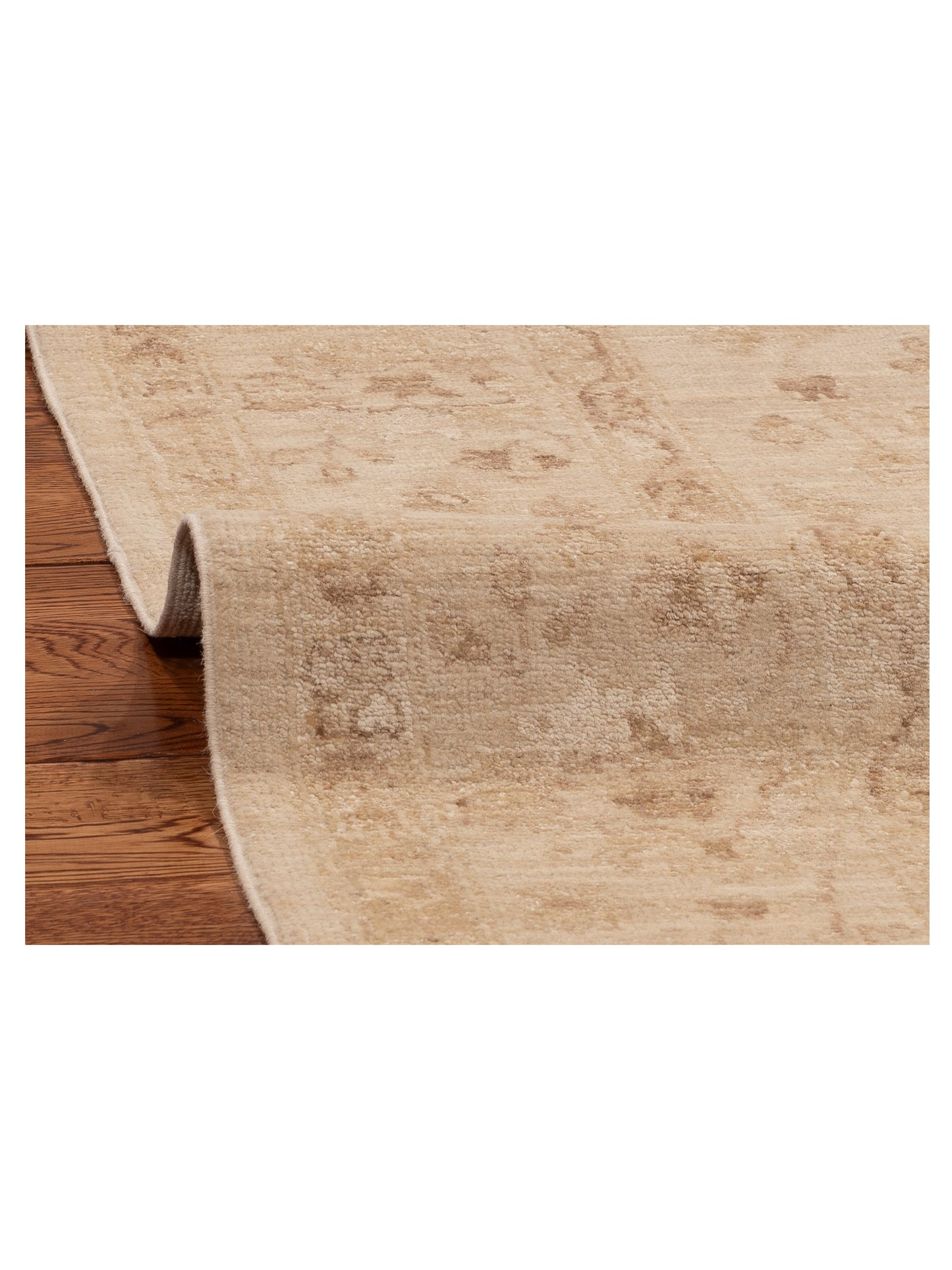 Laila 115228 Ivory Ivory 4.11x6.3 Hand Knotted Rug