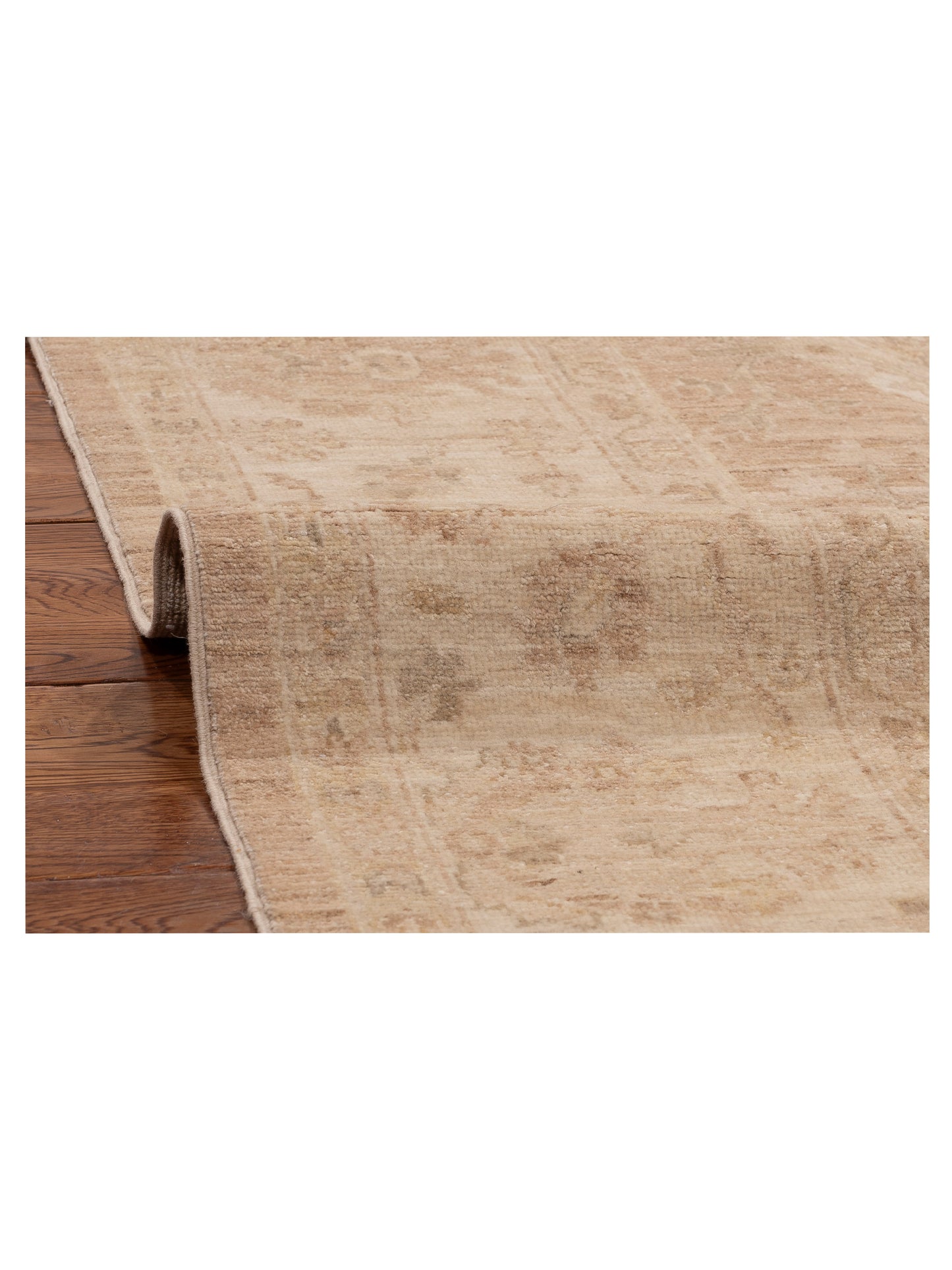 Laila 115248 Brown Ivory 5.8x7.10 Hand Knotted Rug