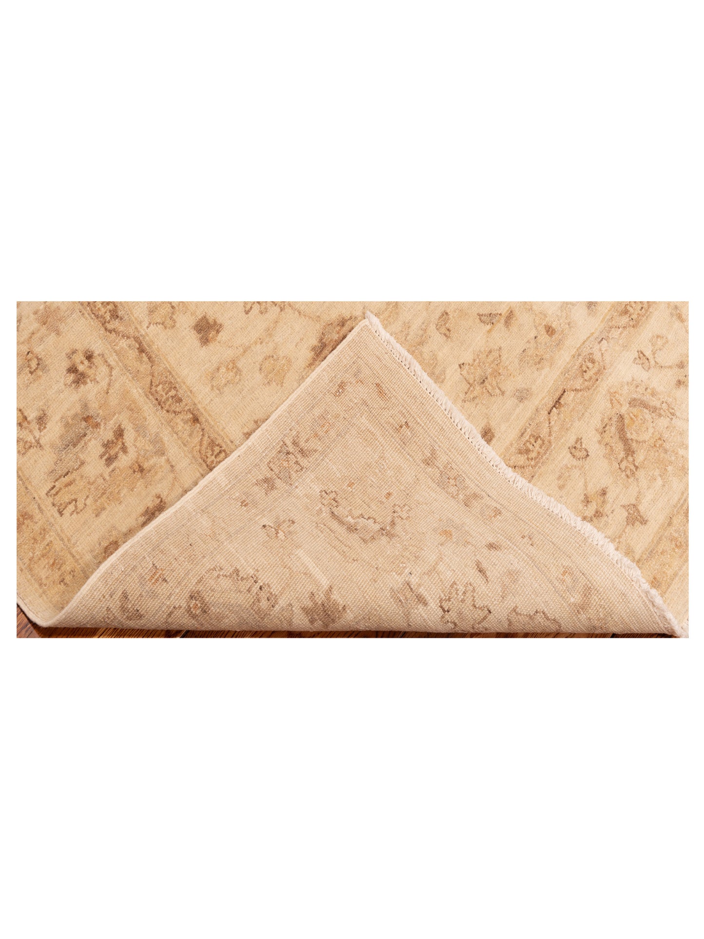 Laila 115249 Ivory Ivory 5x6.4 Hand Knotted Rug