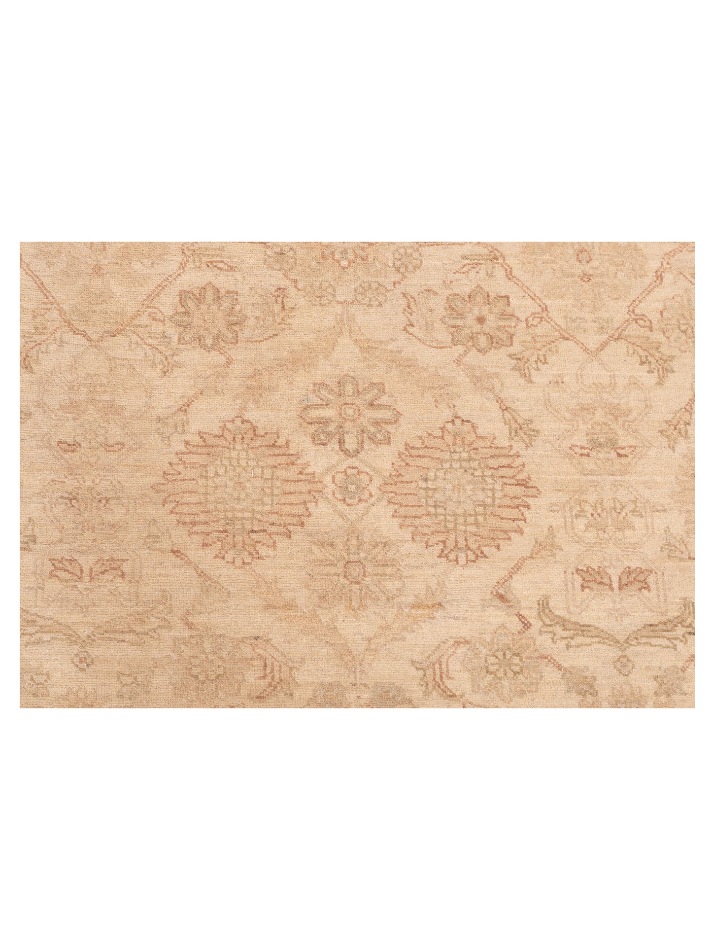 Laila 115251 Ivory Ivory 4.10x6.9 Hand Knotted Rug