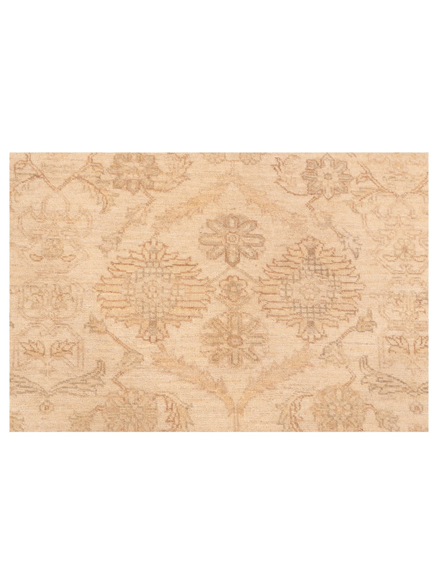 Laila 115272 Ivory Ivory 4.10x6.11 Hand Knotted Rug
