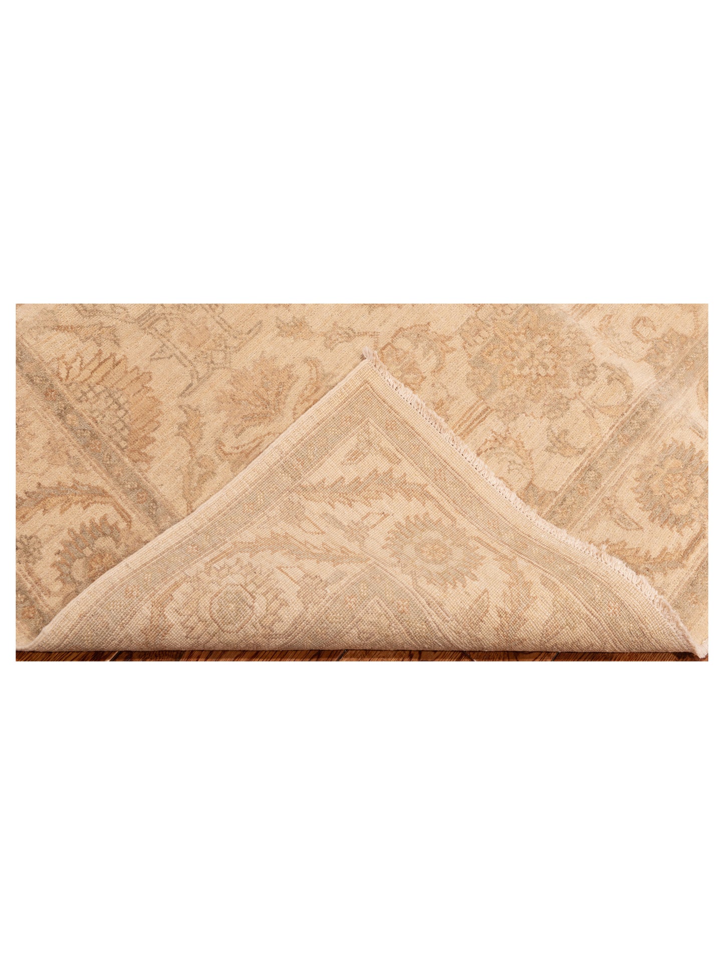 Laila 115272 Ivory Ivory 4.10x6.11 Hand Knotted Rug