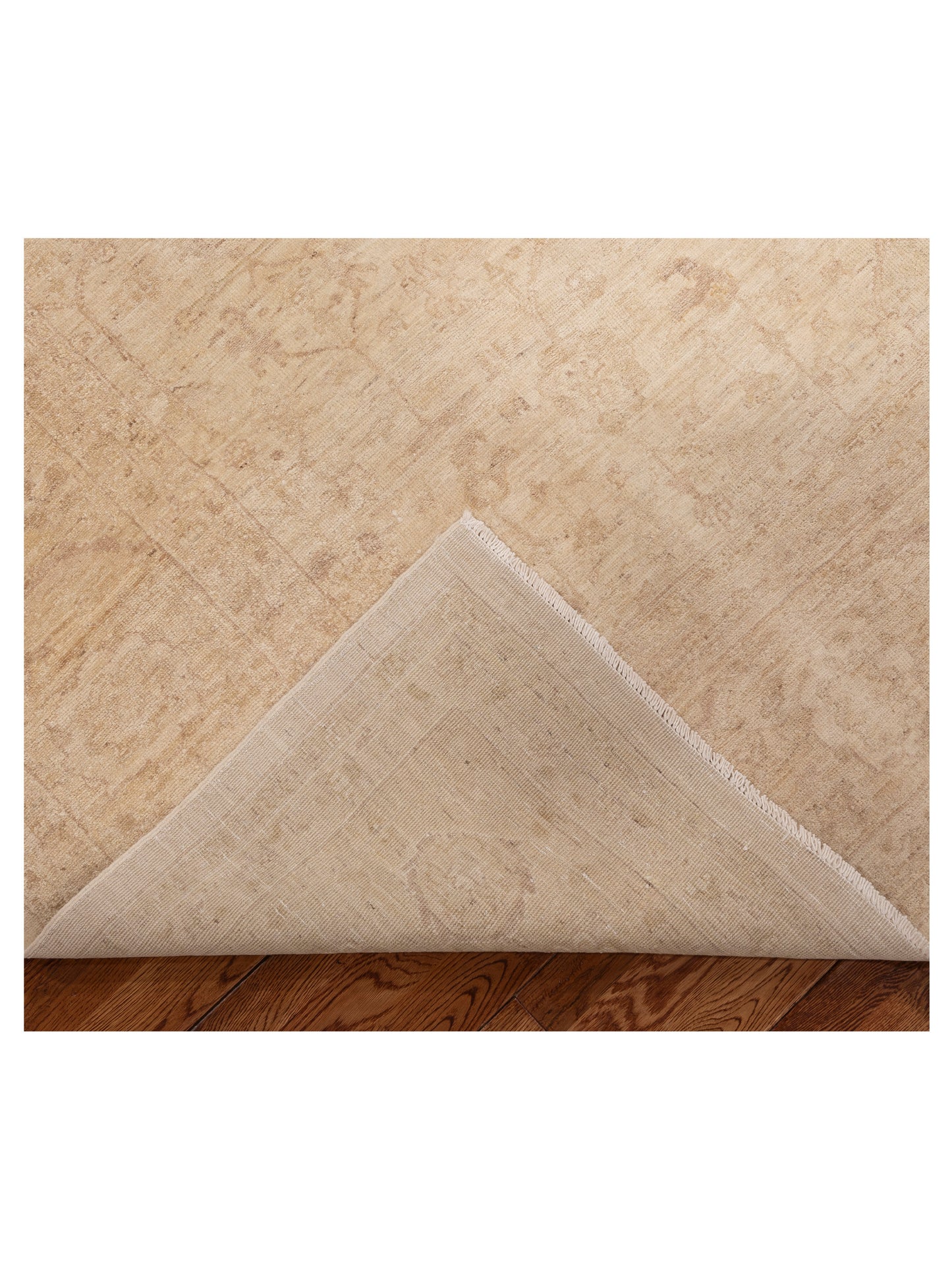Laila 115283 Ivory Gold 8x9.8 Hand Knotted Rug