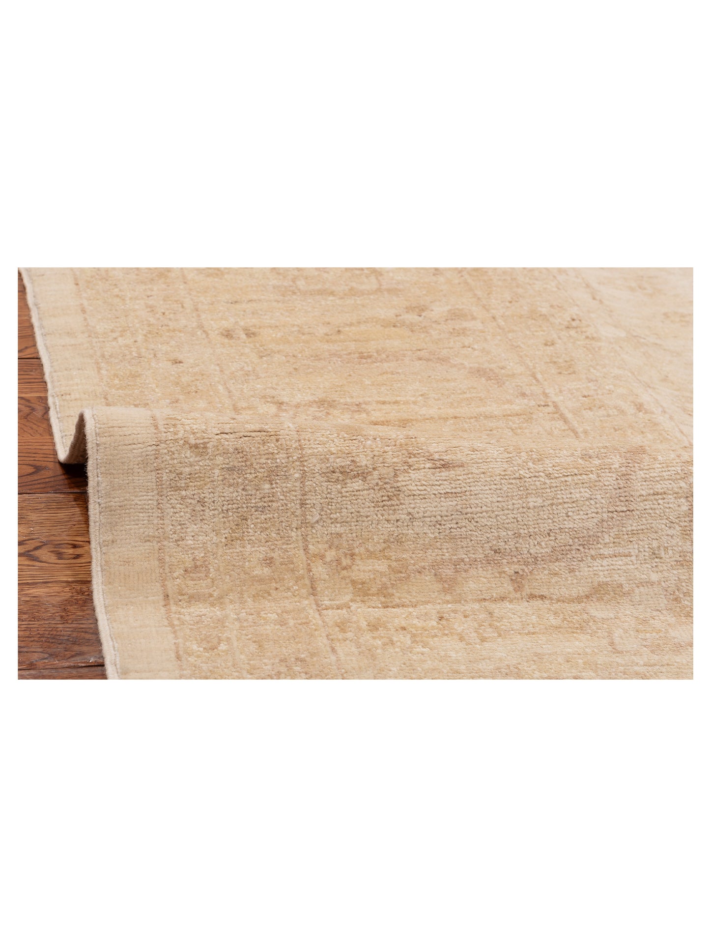 Laila 115283 Ivory Gold 8x9.8 Hand Knotted Rug