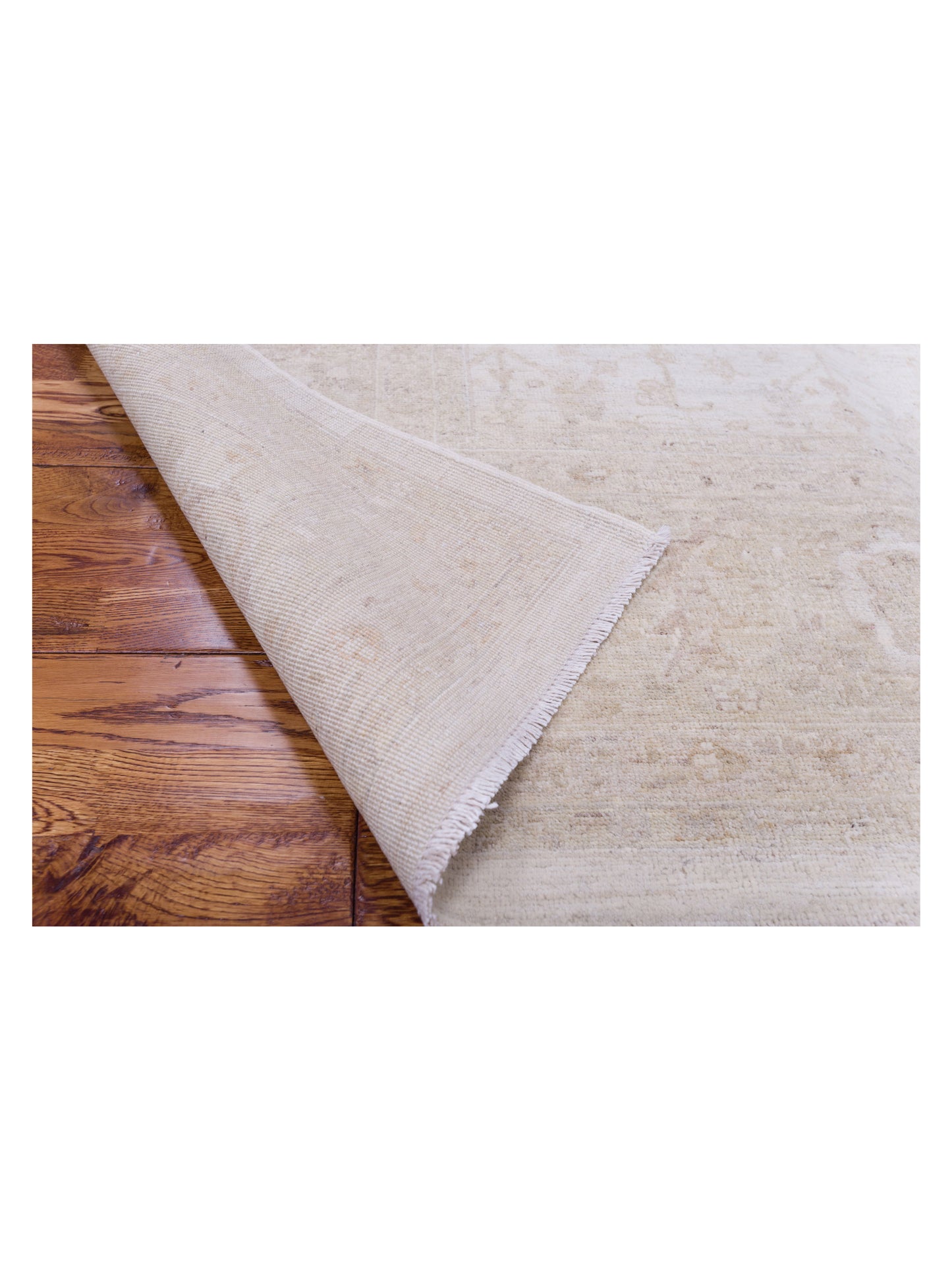 Laila 115283 Ivory Gold 8x9.8 Hand Knotted Rug