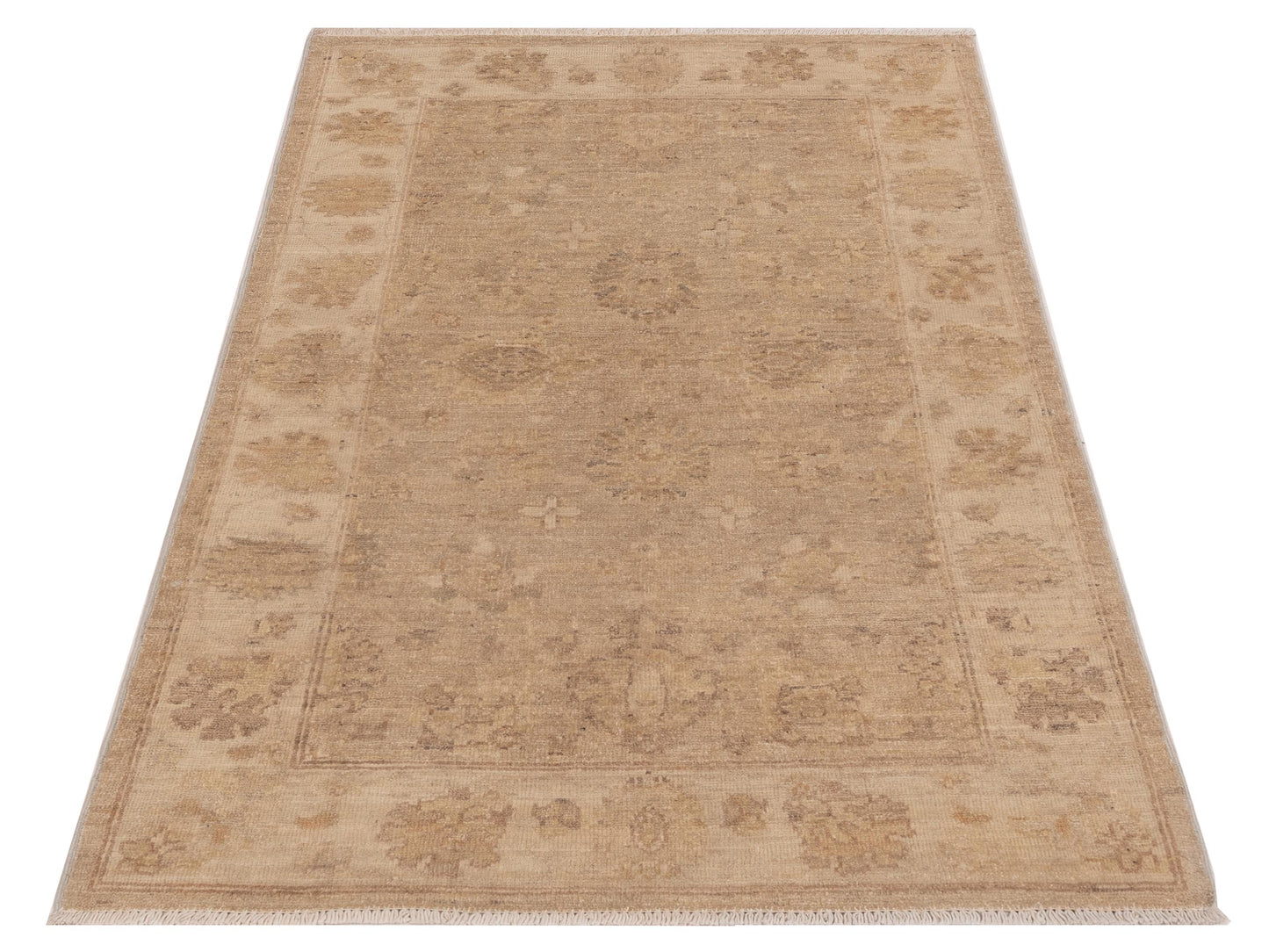 Laila 115294 Silver Ivory 2.10x4.6 Hand Knotted Rug