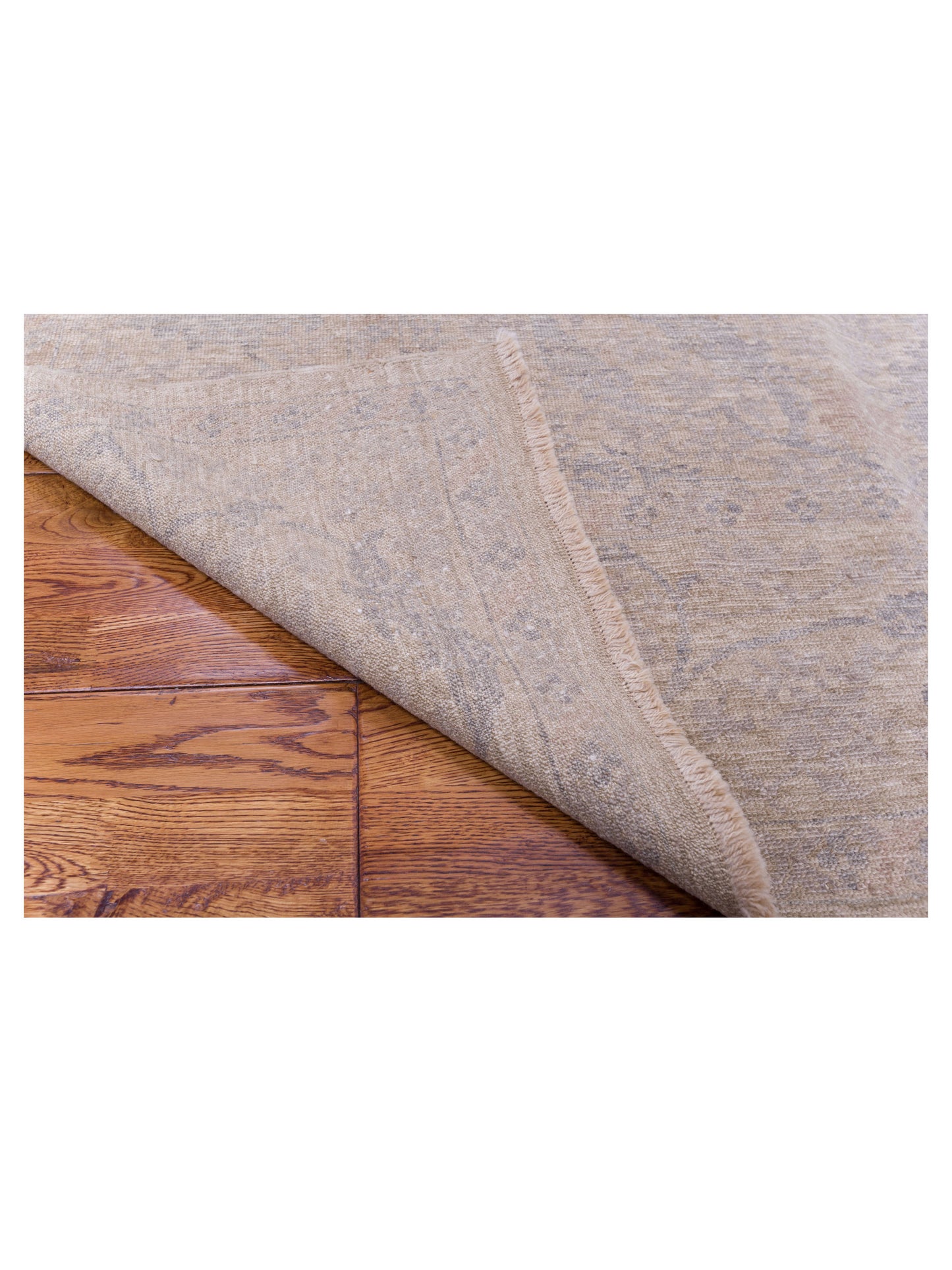 Yasemin Masume Green Brown 8.1x9.10 Hand Knotted Rug