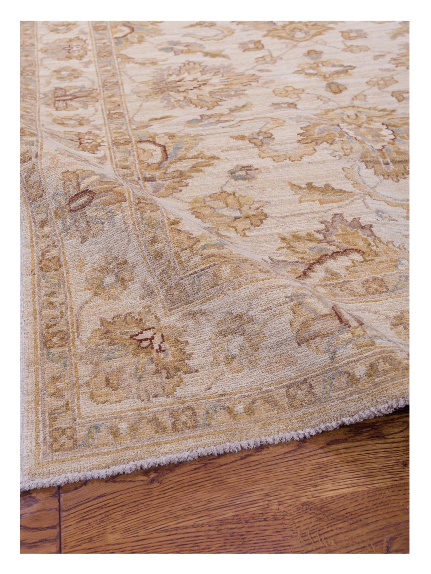 Sultan 115417 Ivory Ivory 4.1x5.8 Hand Knotted Rug