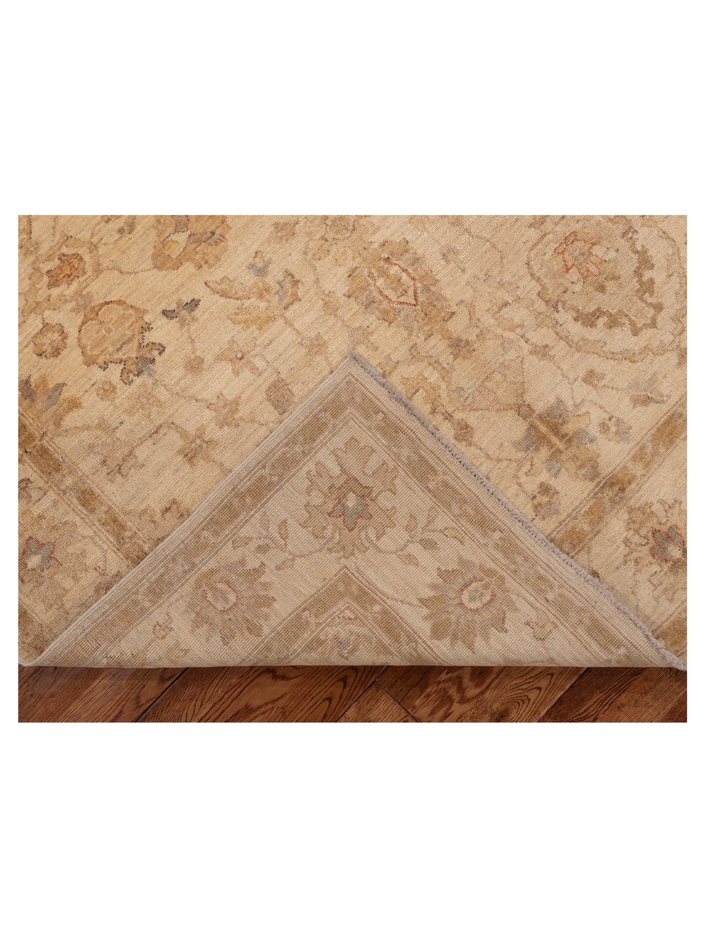 Sultan 115430 Beige Beige 5x6.8 Hand Knotted Rug