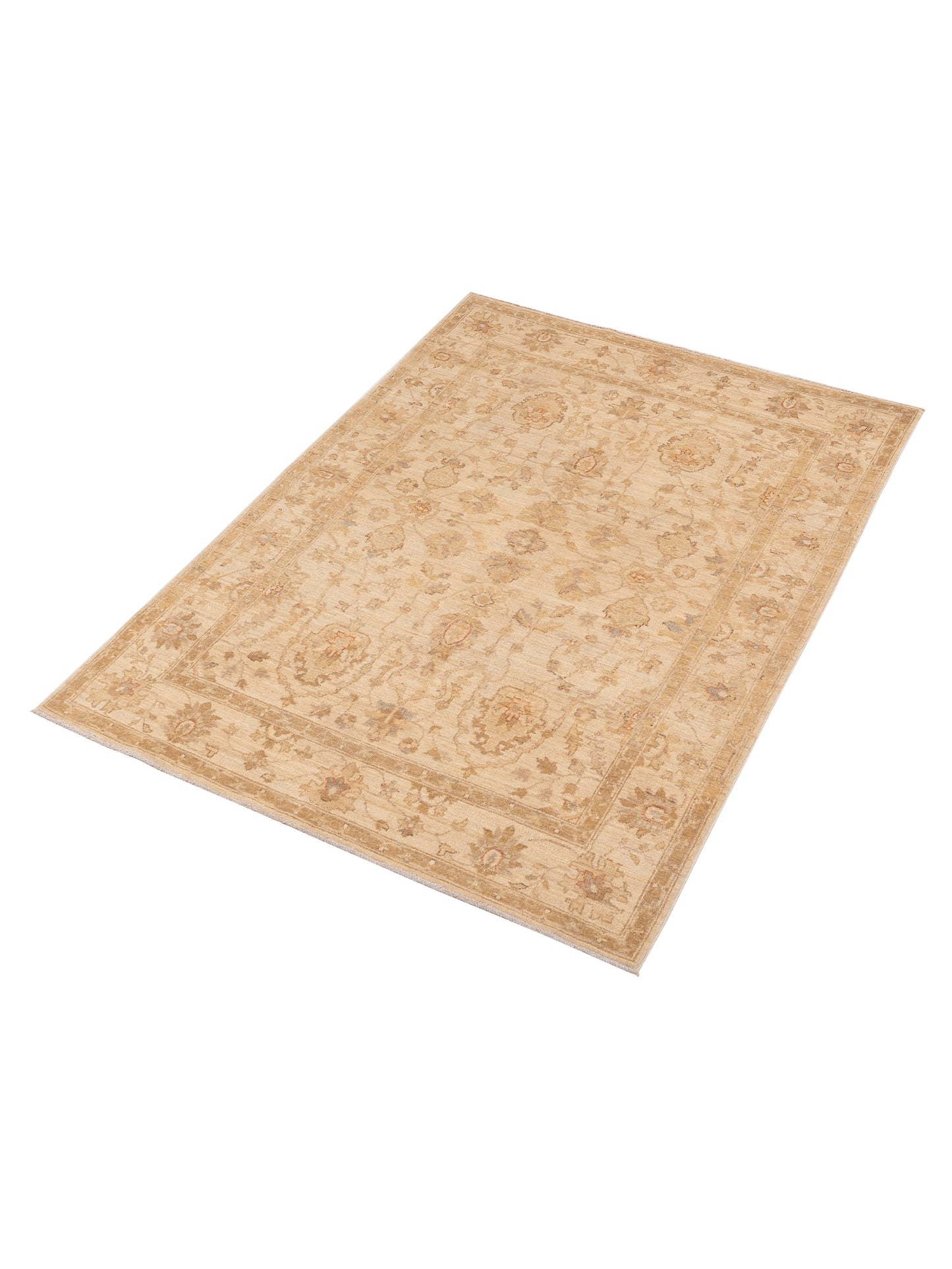 Sultan 115431 Ivory Ivory 5x6.8 Hand Knotted Rug