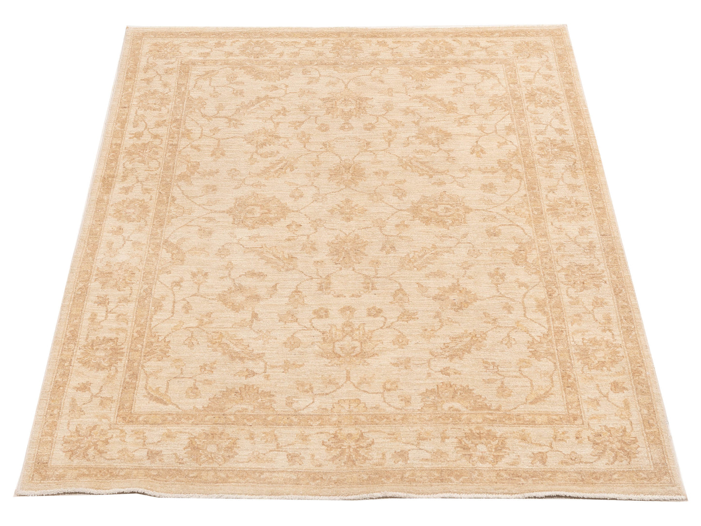 Sultan 115432 Beige 5x6.10 Hand Knotted Rug