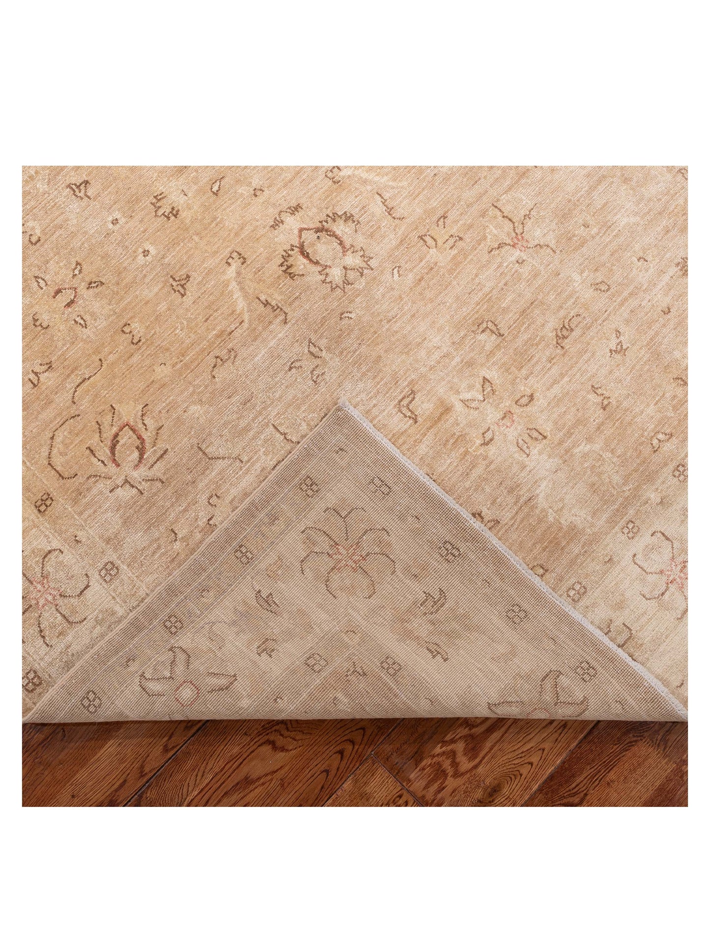 Sultan 115446 Green Ivory 5.7x7.9 Hand Knotted Rug