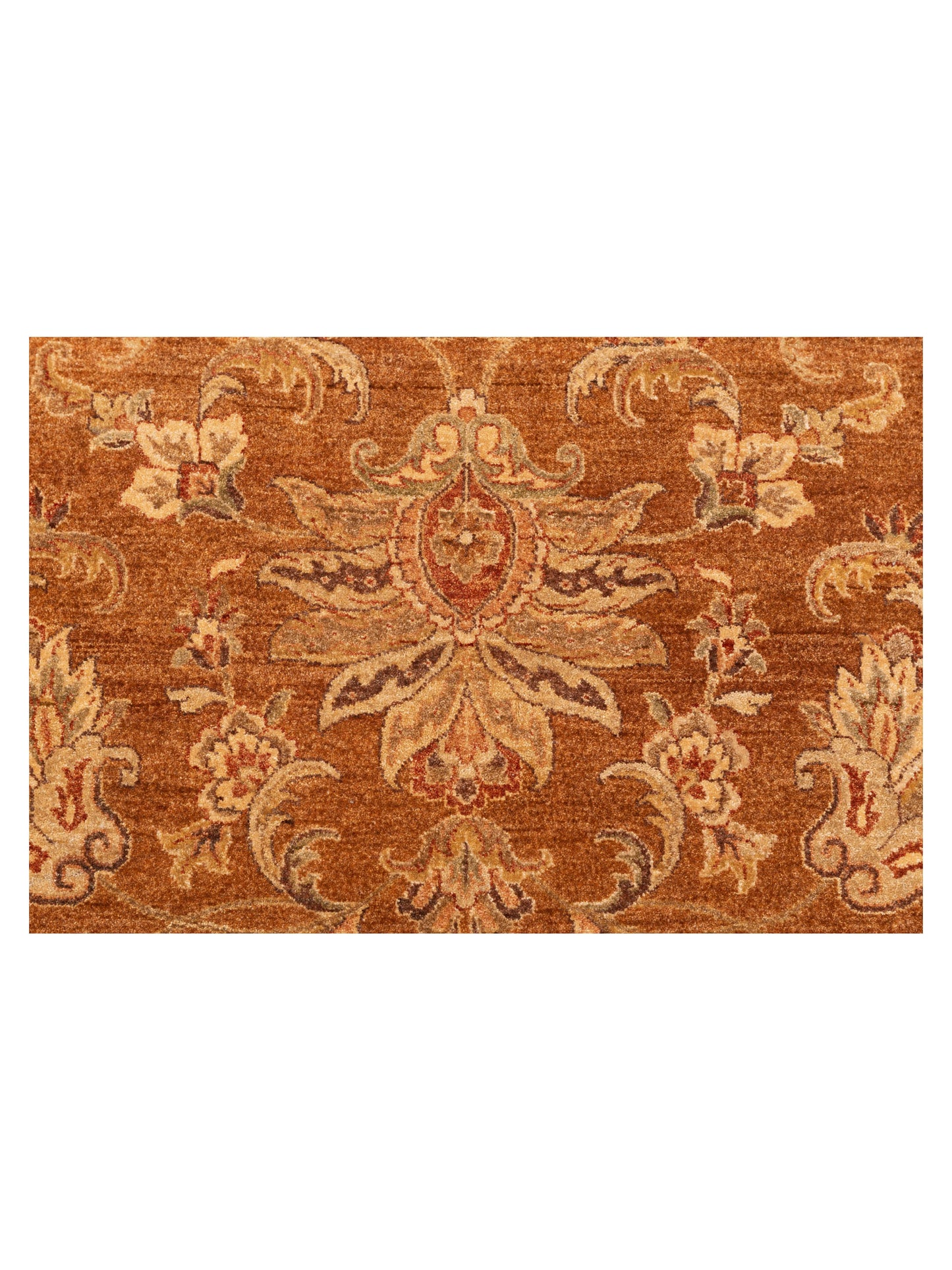 Ghazani 115635 Copper Ivory 8.10x11.8 Hand Knotted Rug