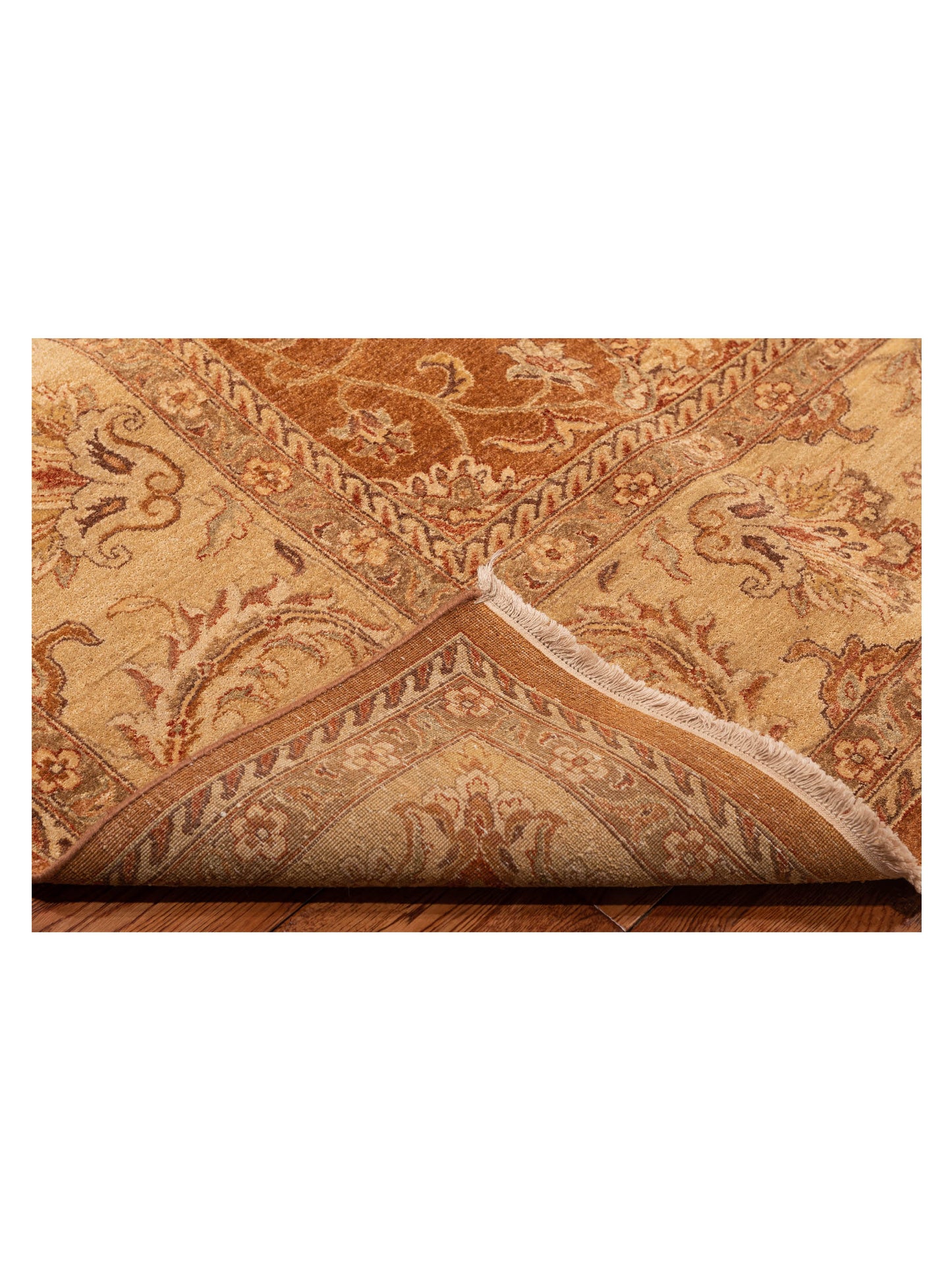Ghazani 115635 Copper Ivory 8.10x11.8 Hand Knotted Rug