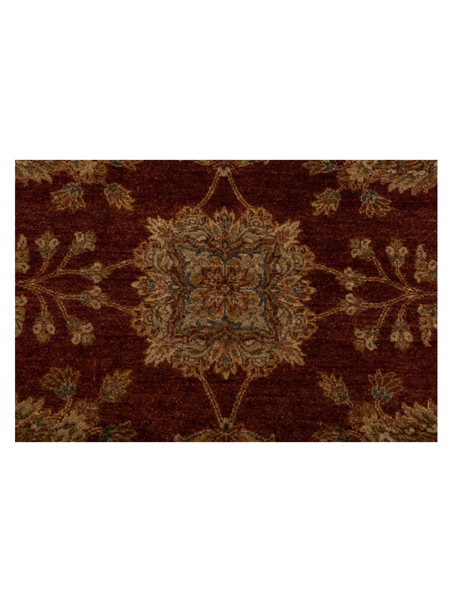 Ghazani 115638 Rust Ivory 8.1x9.11 Hand Knotted Rug
