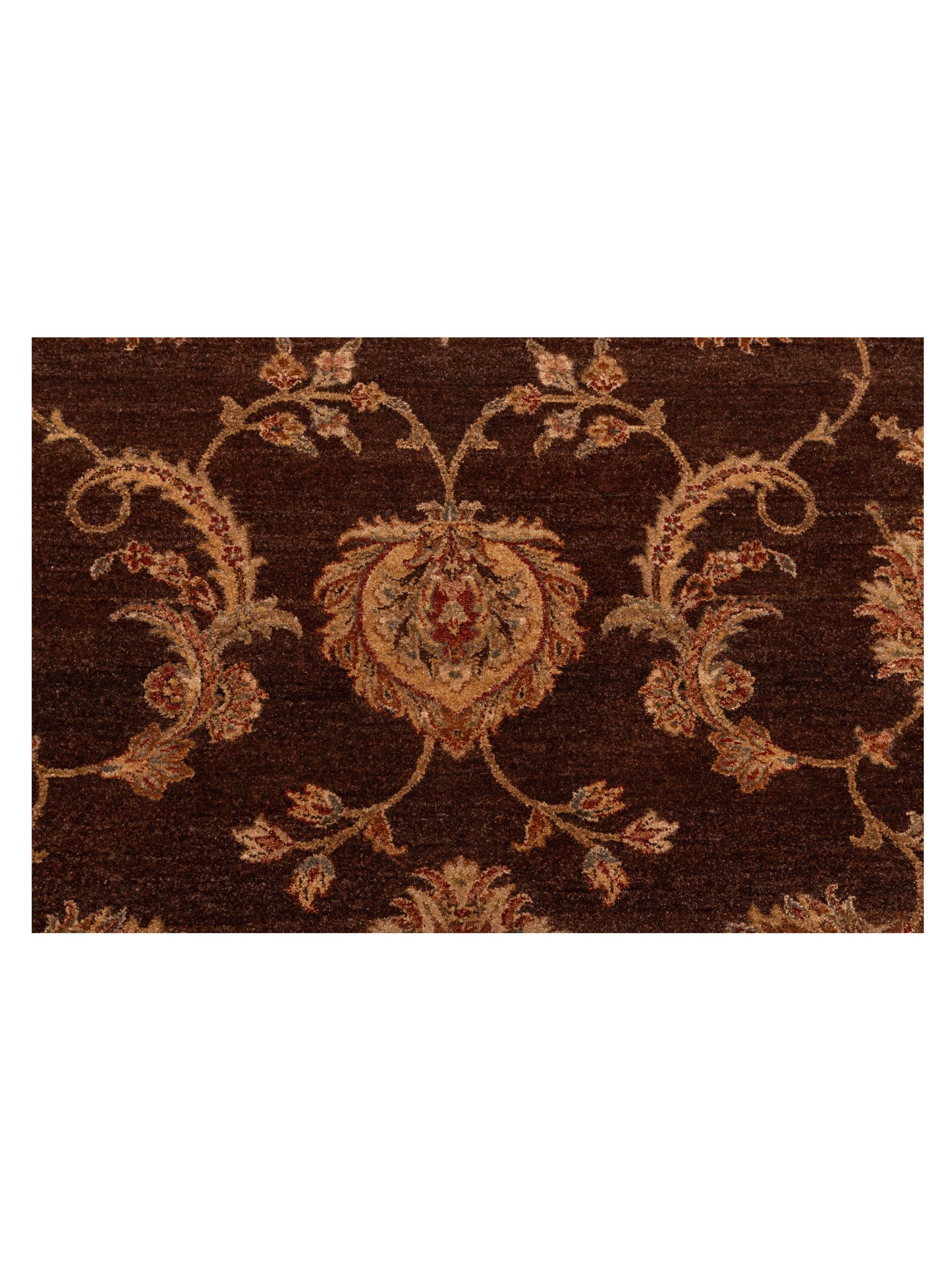 Jahan 115655 Plum Gold 8.10x11.8 Hand Knotted Rug