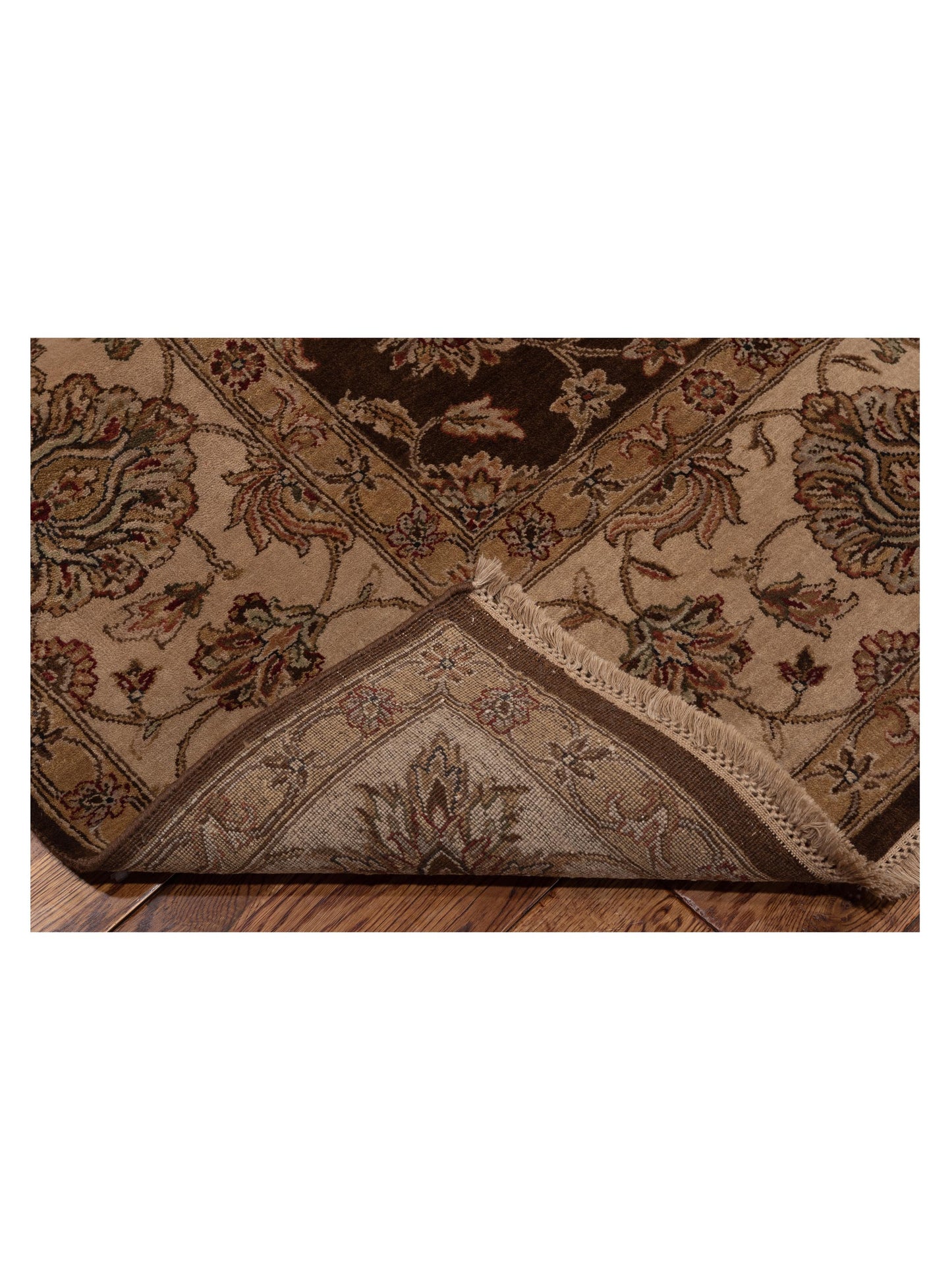 Crown 115729 Brown Ivory 7.10x10 Hand Knotted Rug