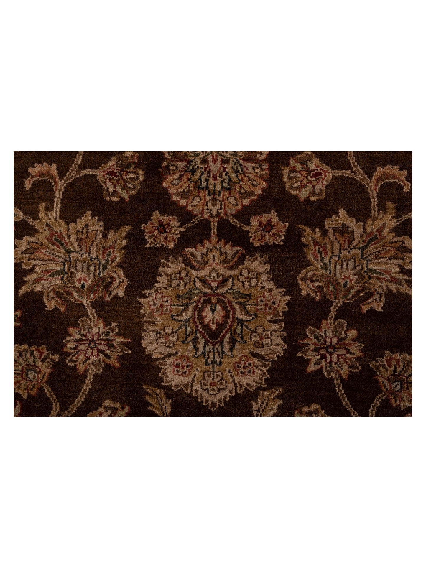 Crown 115729 Brown Ivory 7.10x10 Hand Knotted Rug