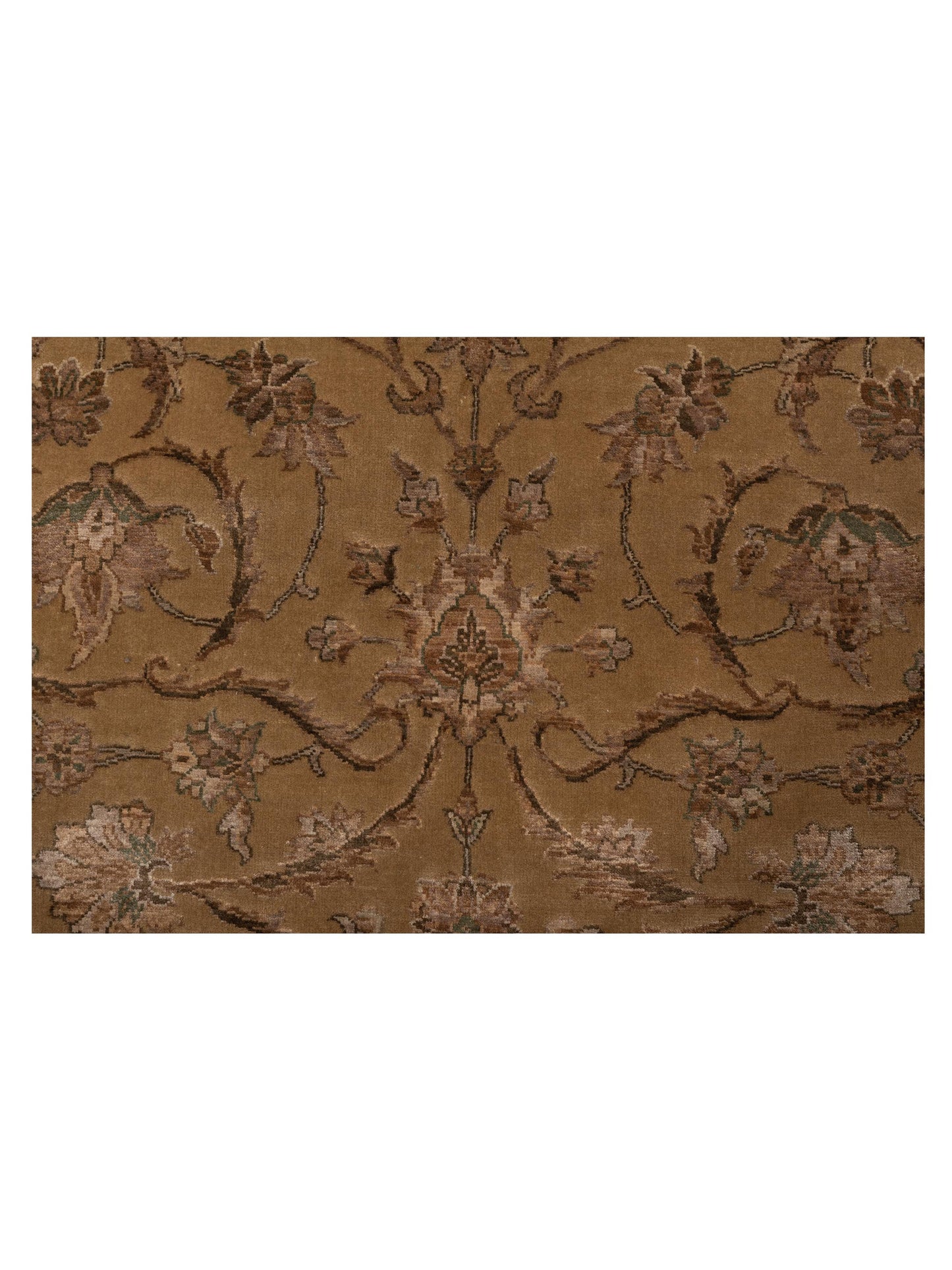 Imperial Silk 115738 Gold Gold 8.10x12 Hand Knotted Rug