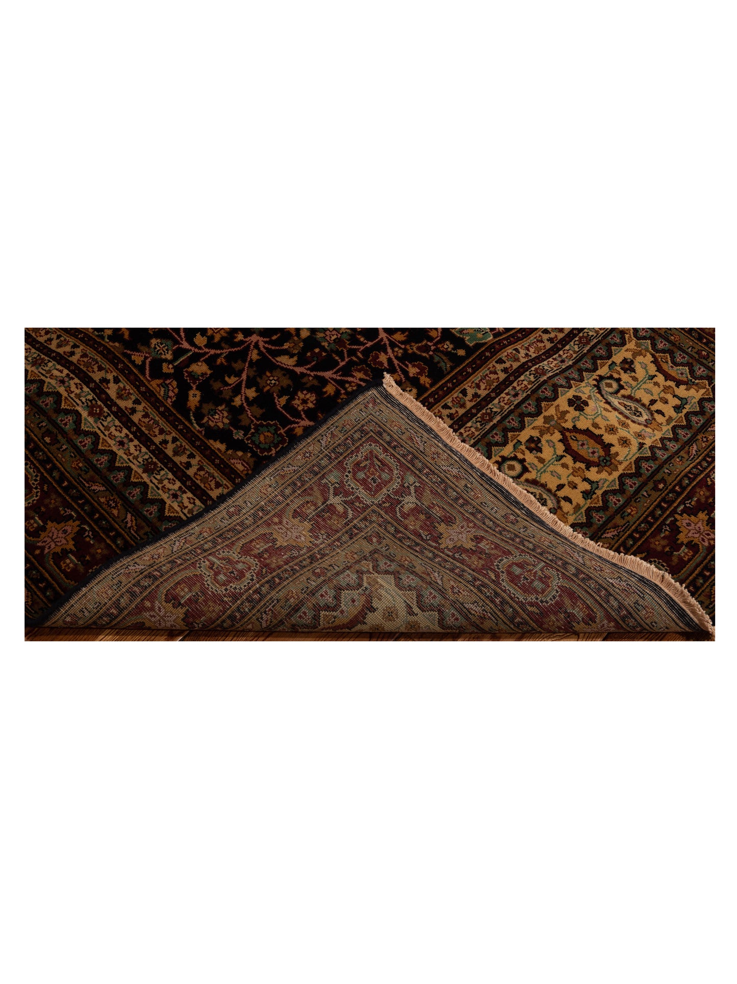 Sivas 115820 Black Red 4x6.3 Hand Knotted Rug