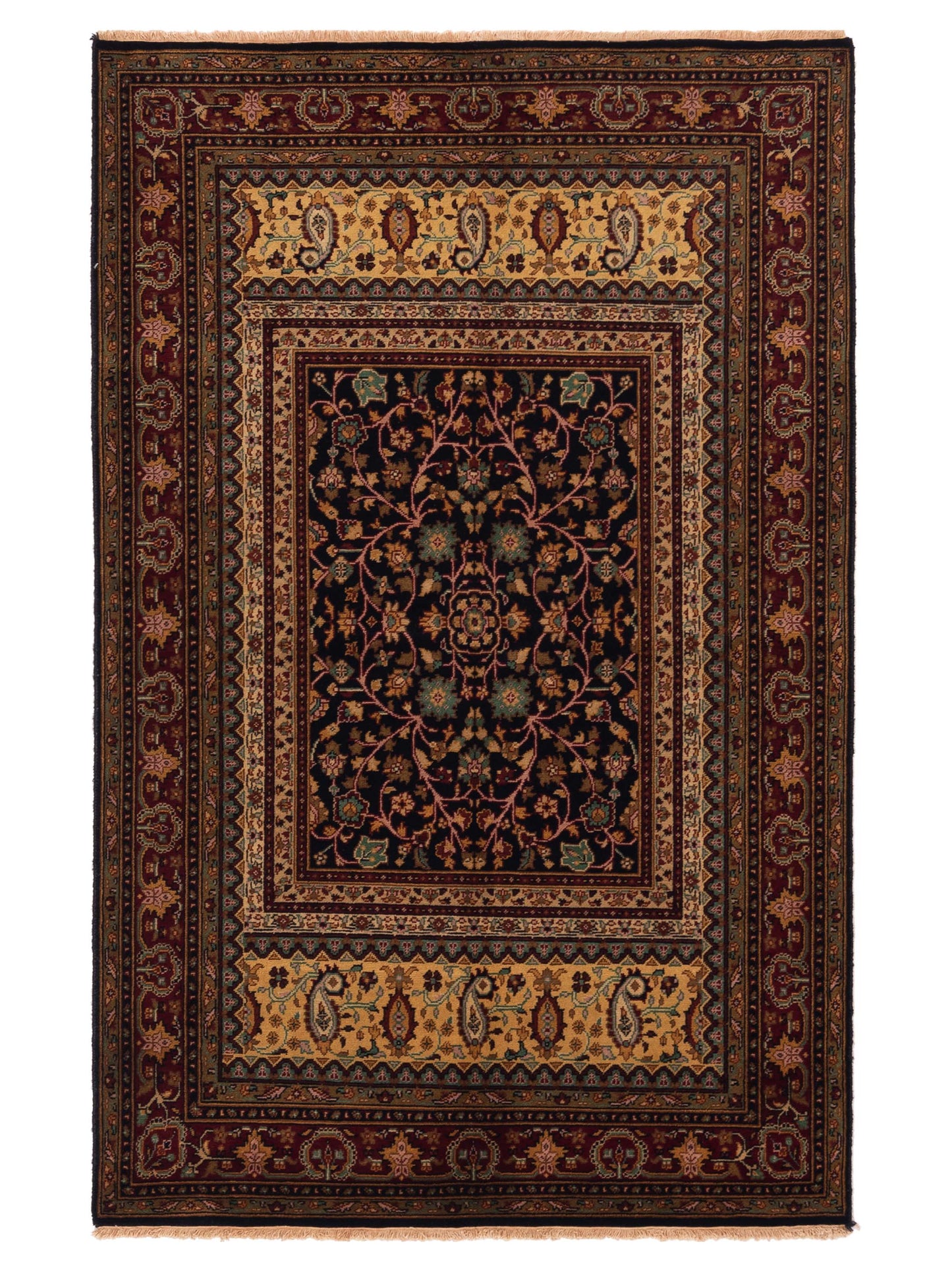 Rajpur Sivas Black Red Traditional