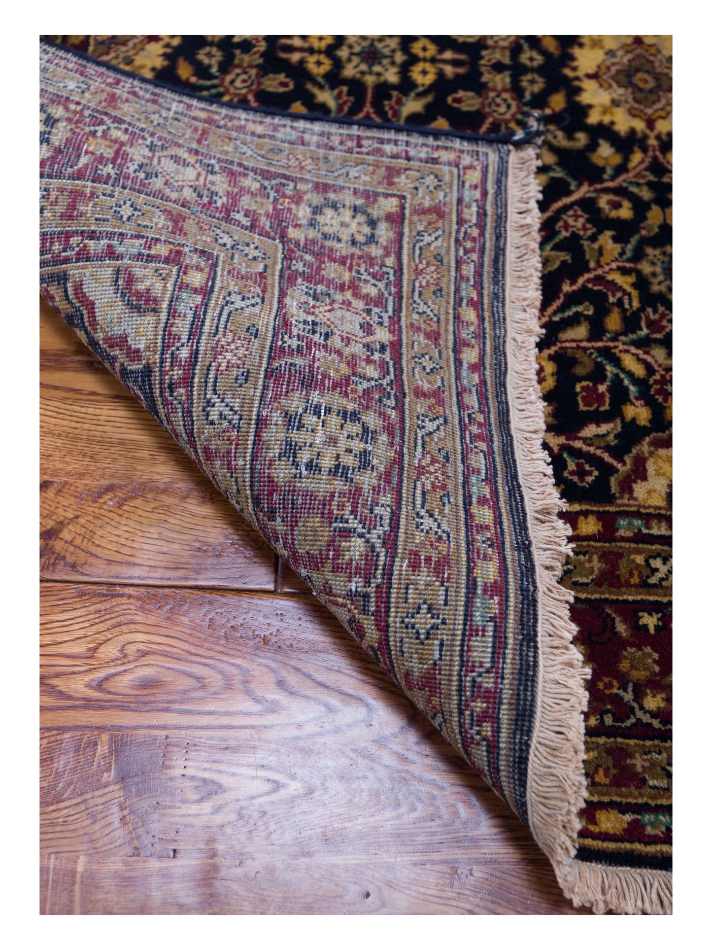 Sivas 115833 Black Red 4x6.1 Hand Knotted Rug