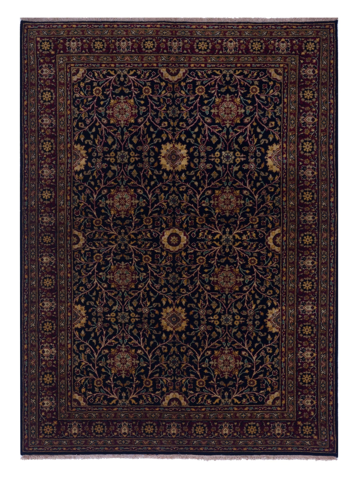 Rajpur Sivas Black Red Traditional