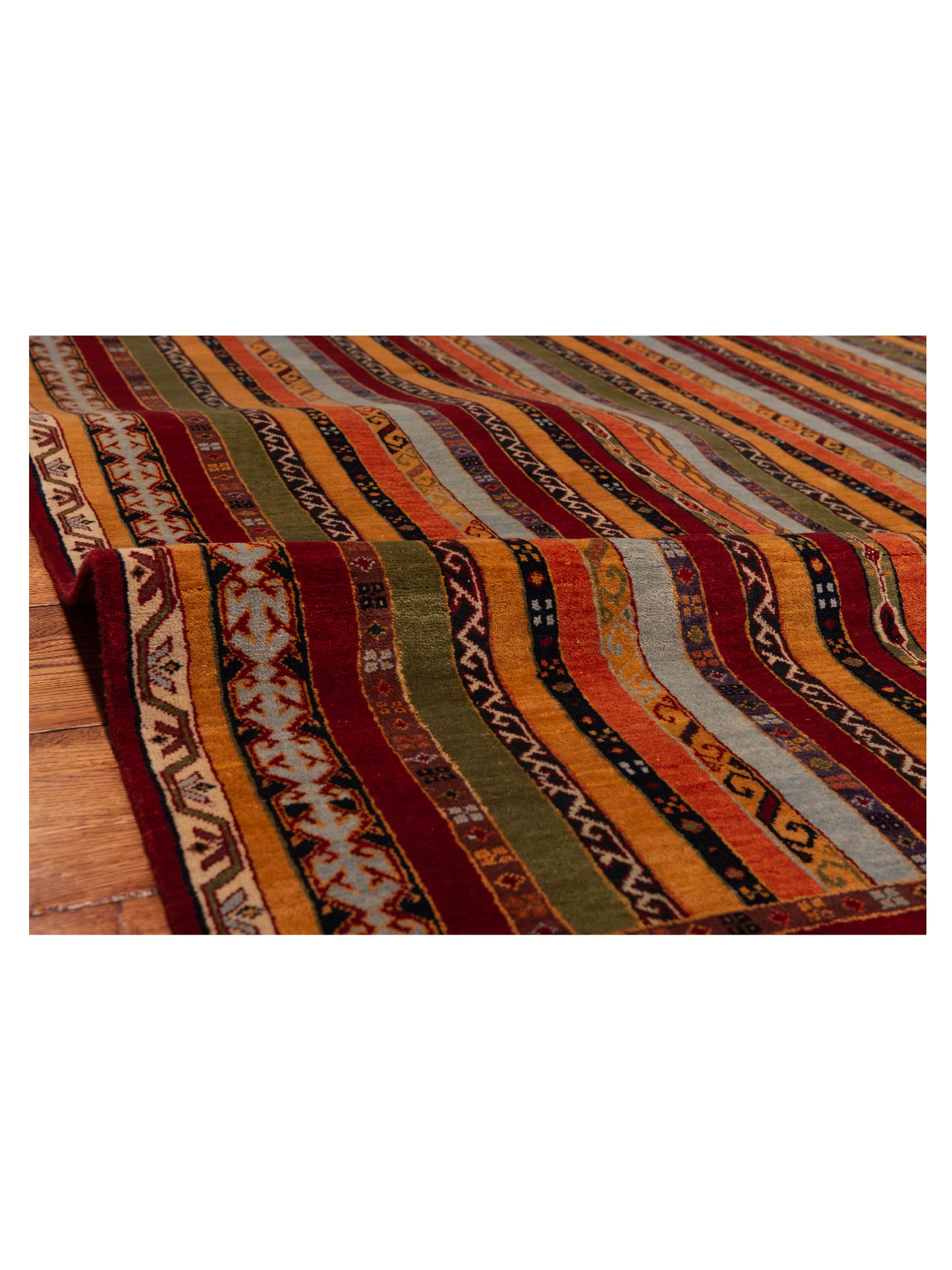 Shawl 115853 Multi 6.3x9.10 Hand Knotted Rug