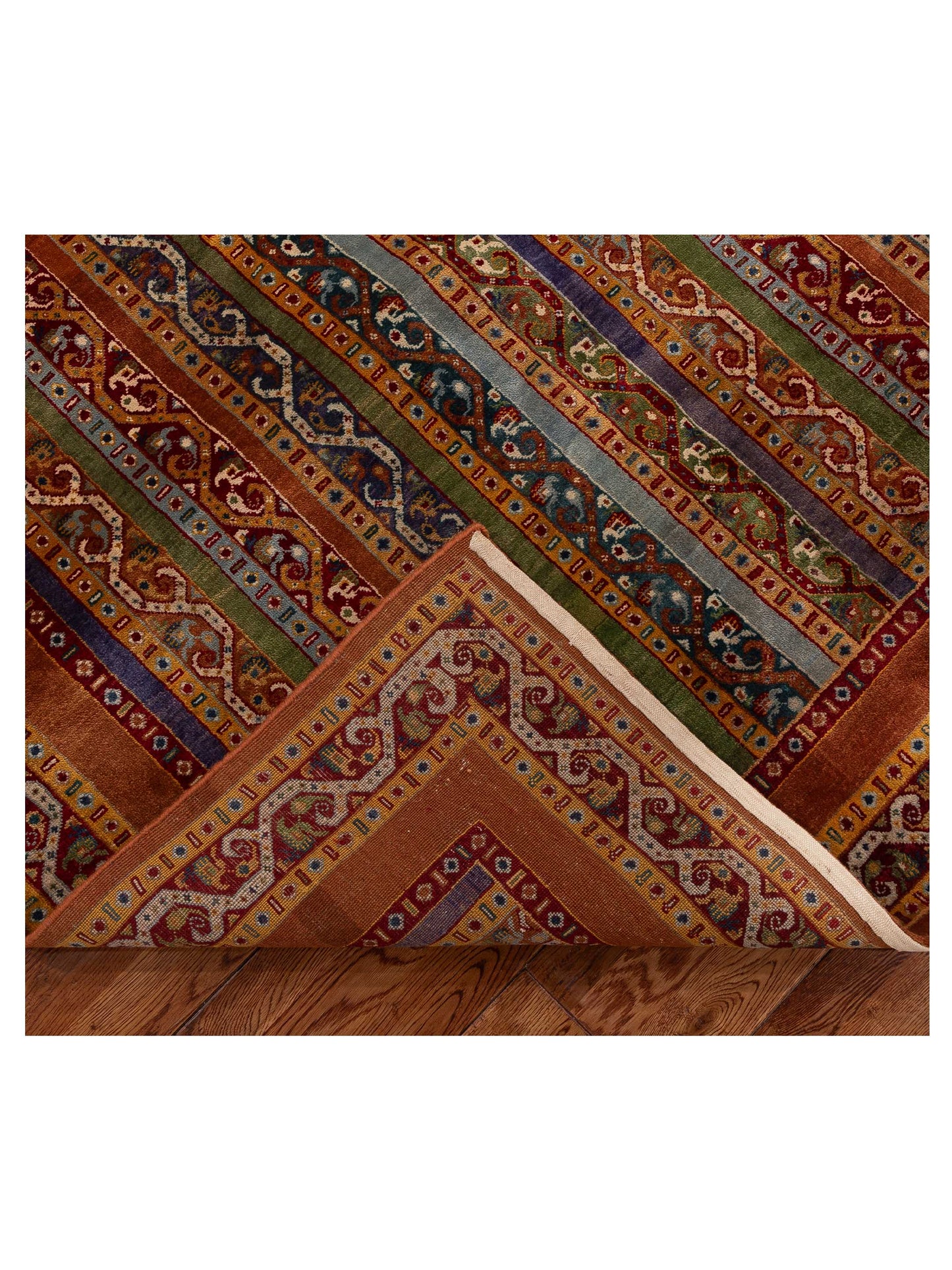 Shawl 115861 Multi 5.7x7.10 Hand Knotted Rug