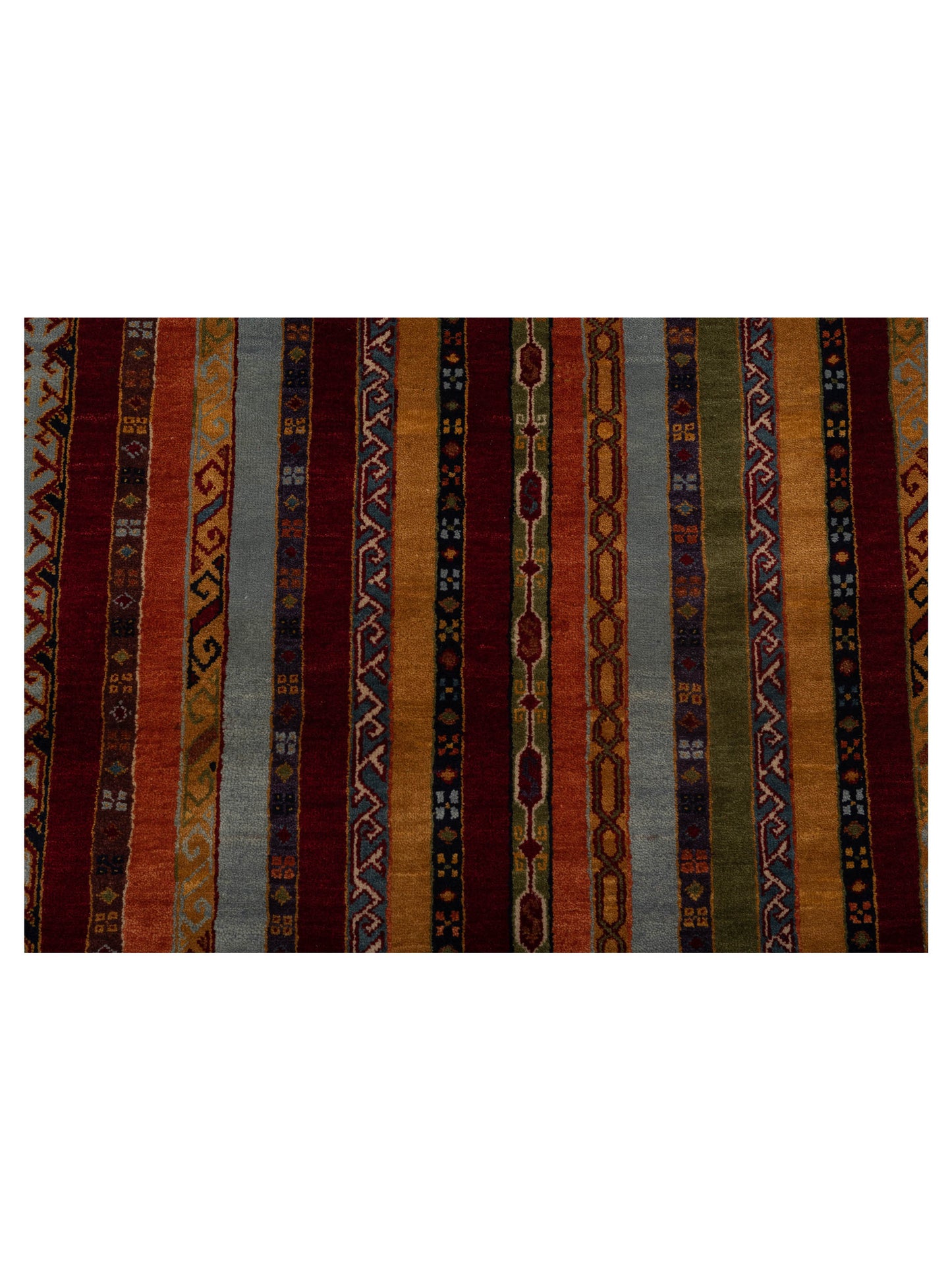 Shawl 115878 Multi 4.5x10 Hand Knotted Rug