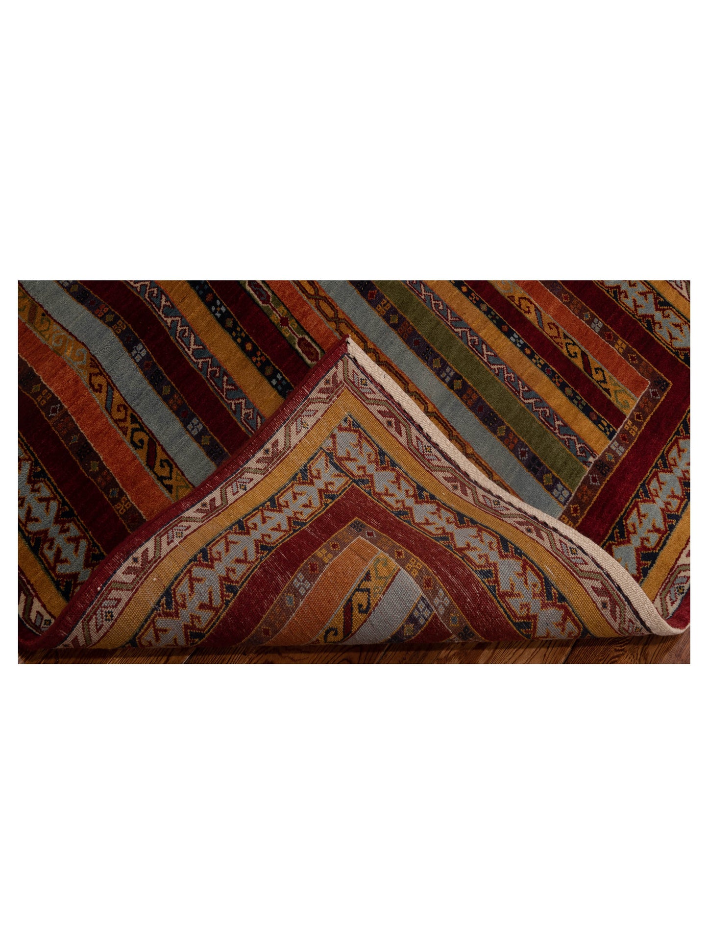 Shawl 115878 Multi 4.5x10 Hand Knotted Rug