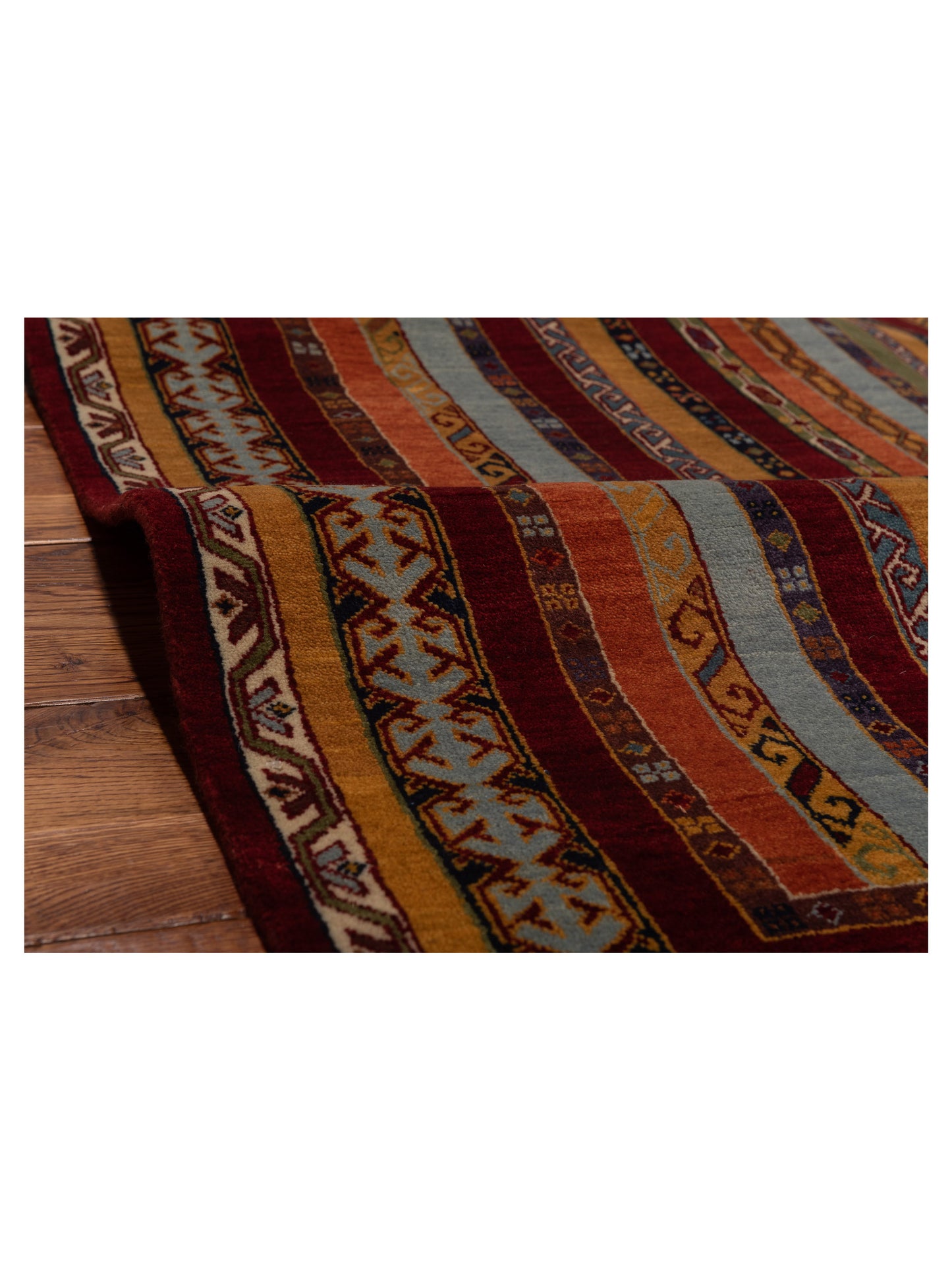 Shawl 115878 Multi 4.5x10 Hand Knotted Rug