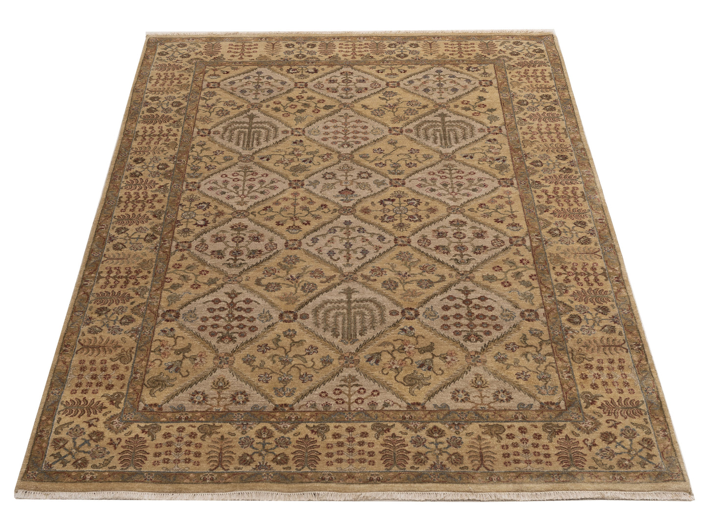 Platinum 116510 Beige 6x8.11 Hand Knotted Rug
