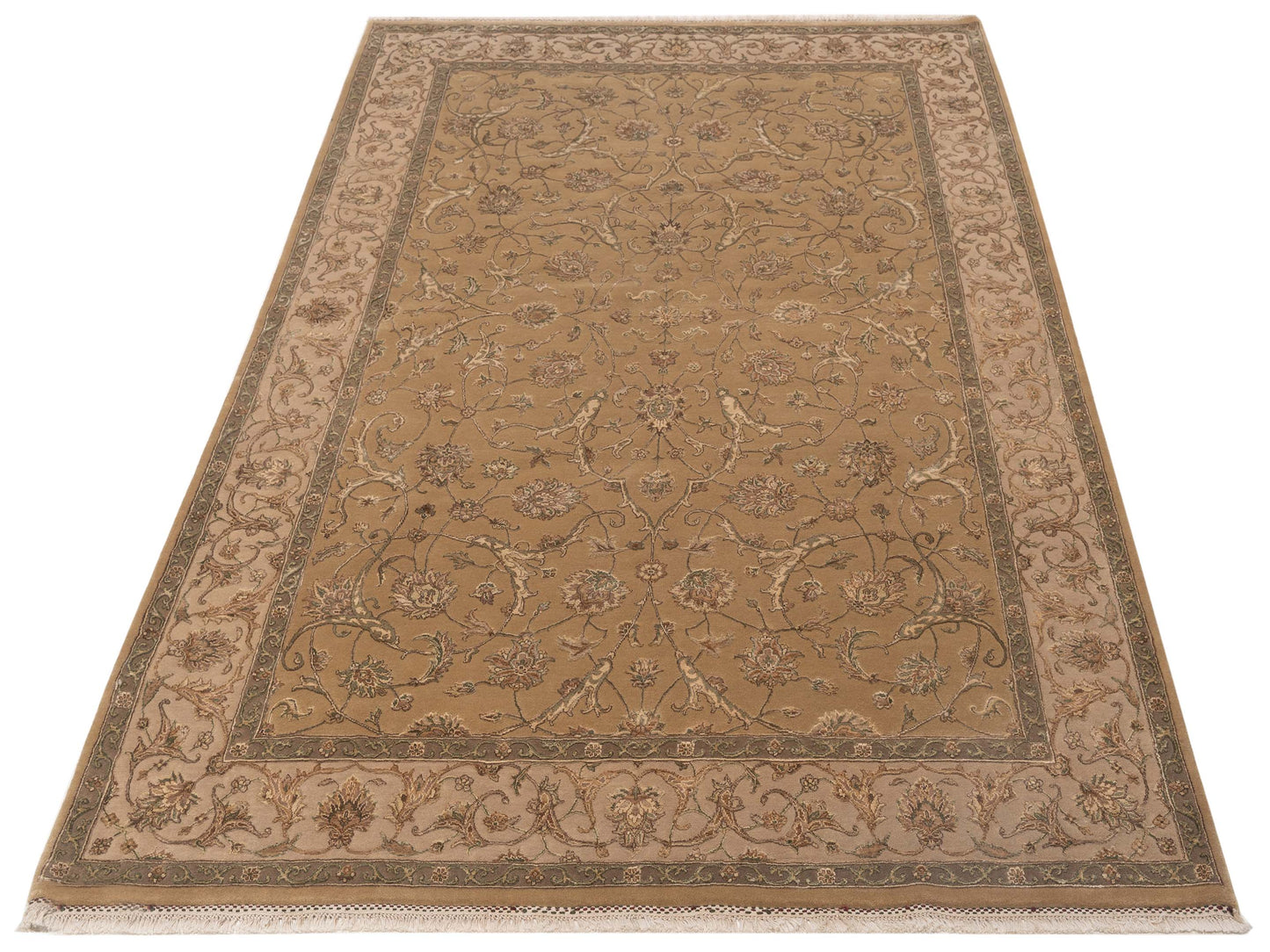 Imperial 116521 Gold Beige 6.1x9.4 Hand Knotted Rug