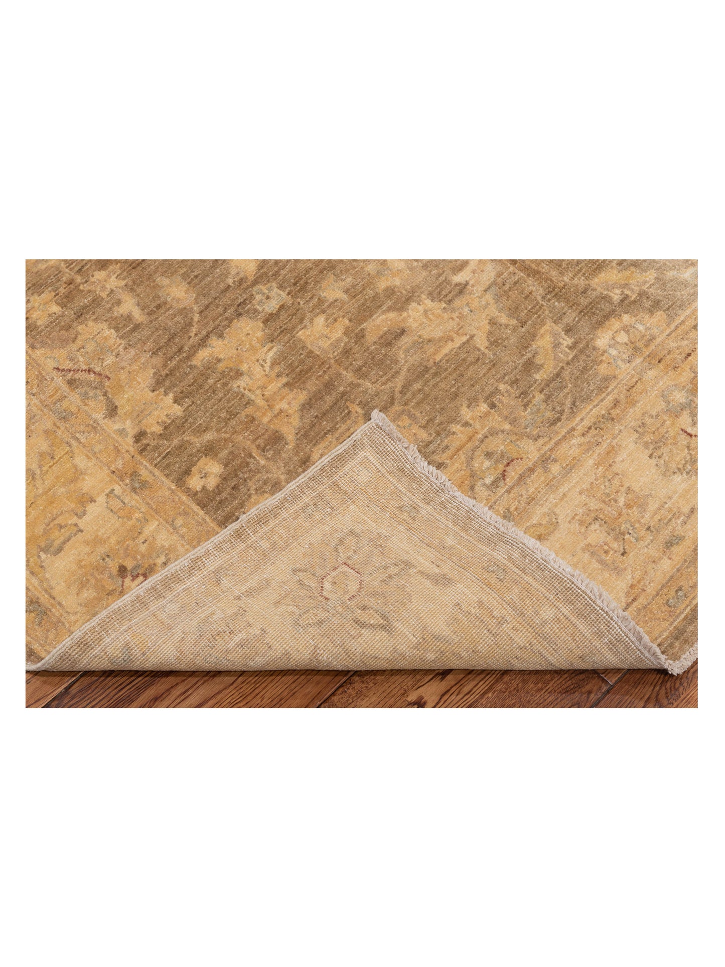 Sultan 116794 Green Ivory 5x6.4 Hand Knotted Rug