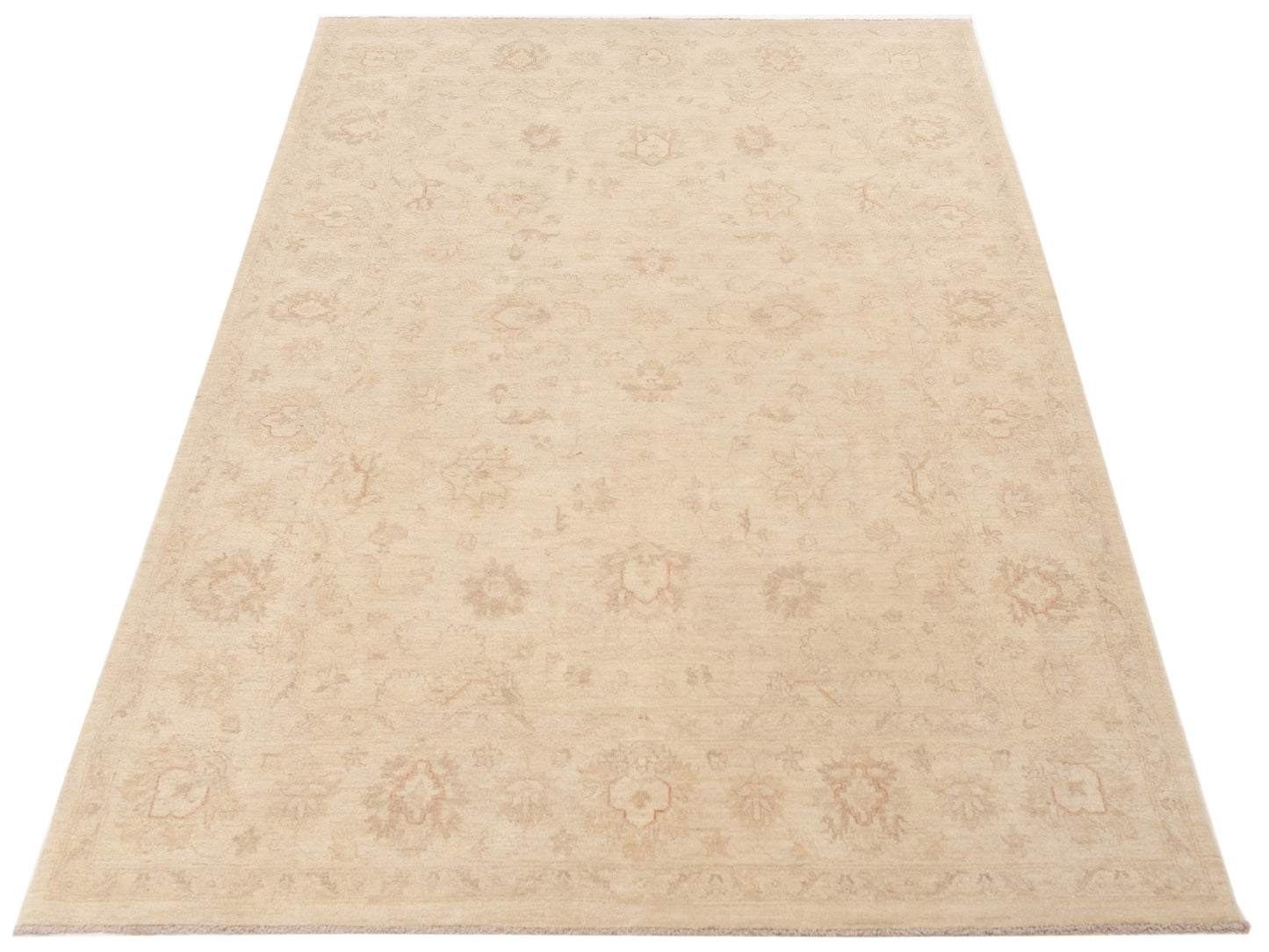 Sultan 116803 Beige Ivory 6x8.11 Hand Knotted Rug