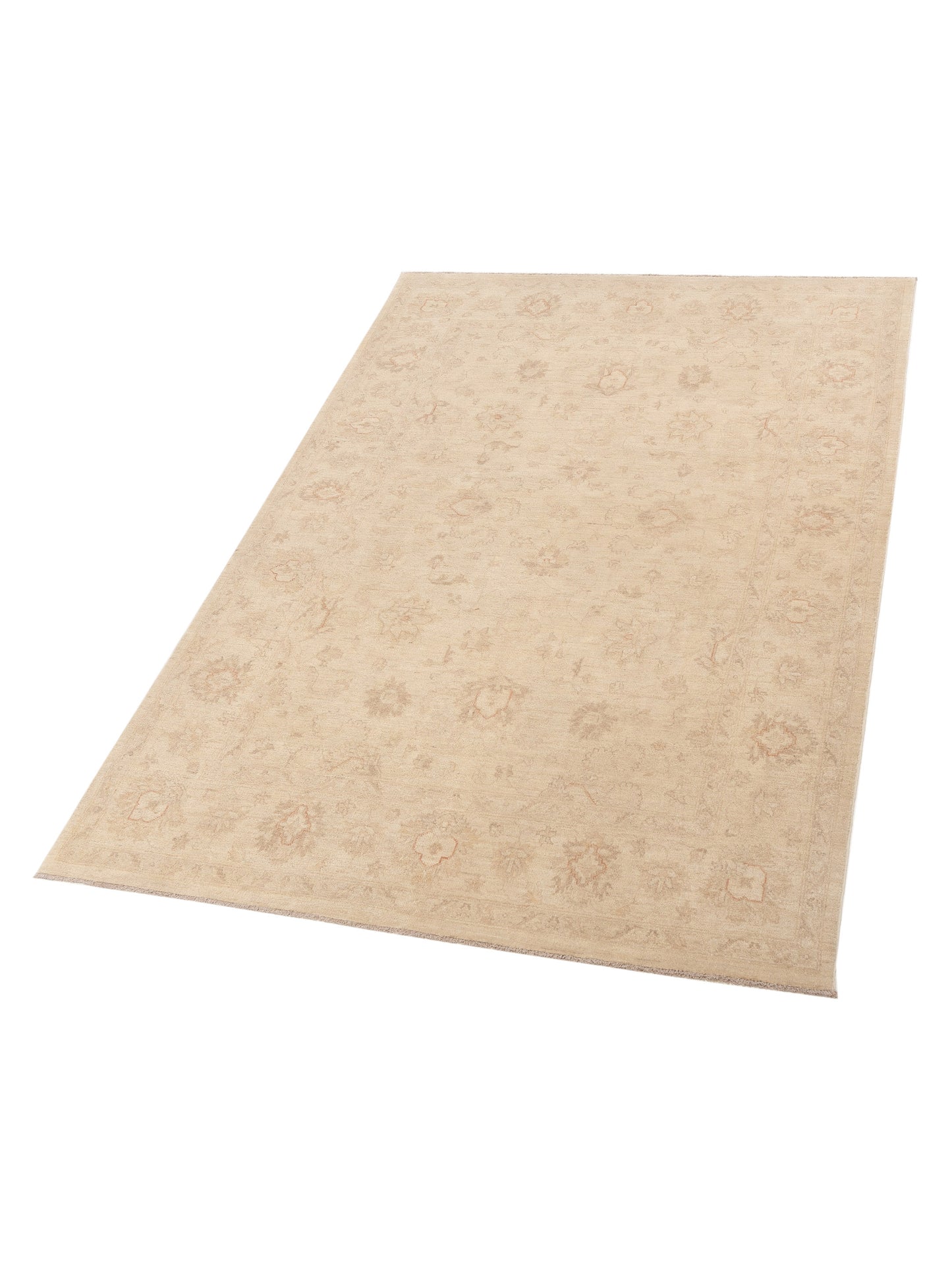 Sultan 116803 Beige Ivory 6x8.11 Hand Knotted Rug
