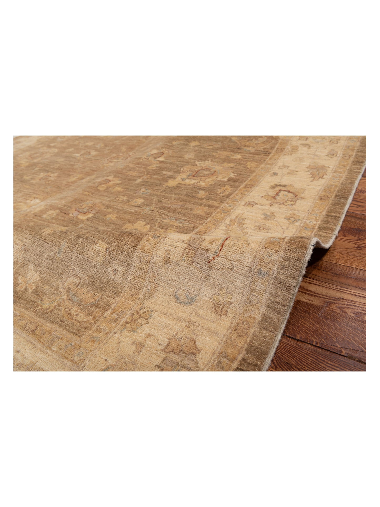 Sultan 116809 Green Ivory 5.8x8.9 Hand Knotted Rug
