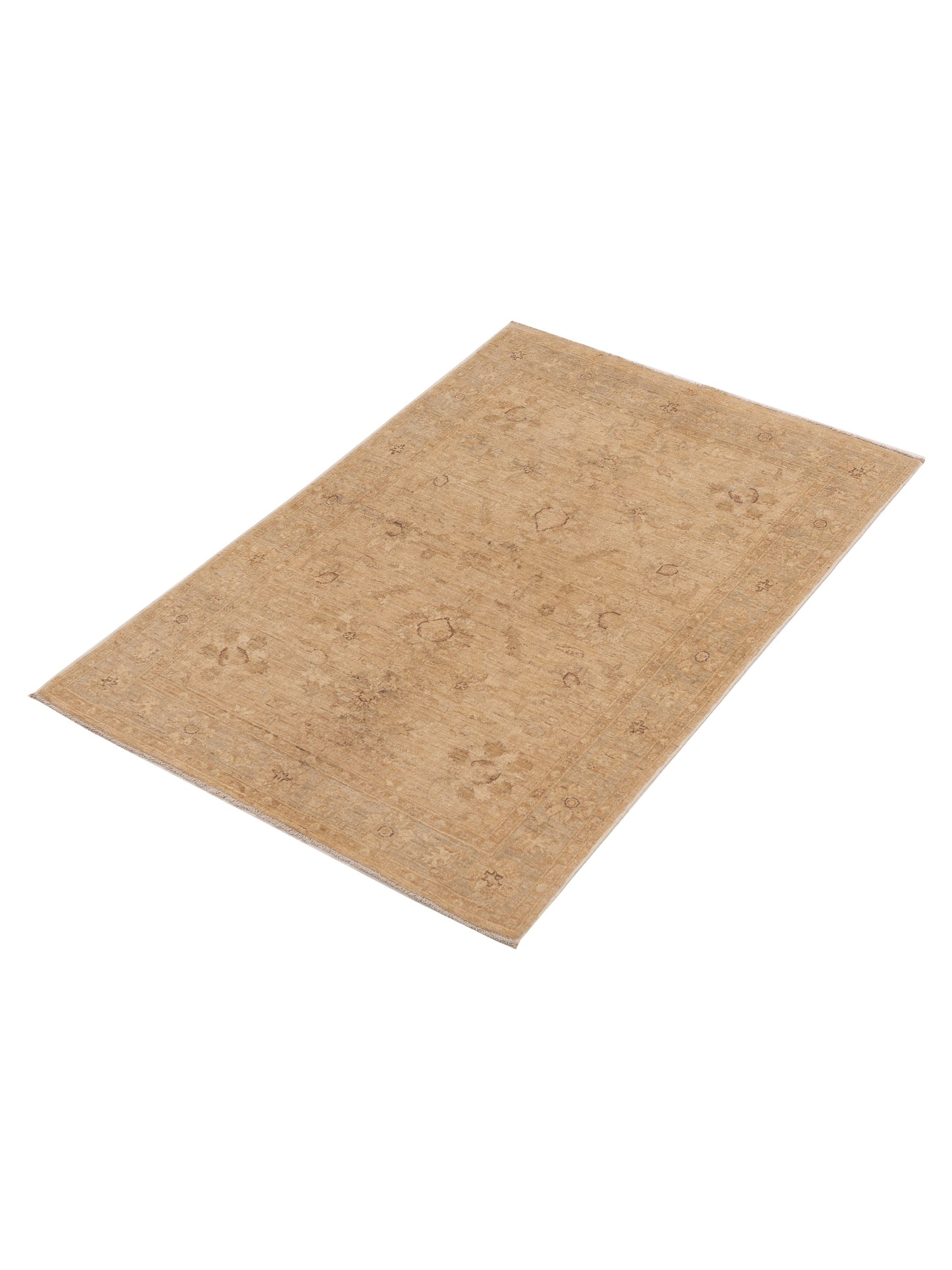 Sultan 116879 Beige Silver 3.11x5.9 Hand Knotted Rug