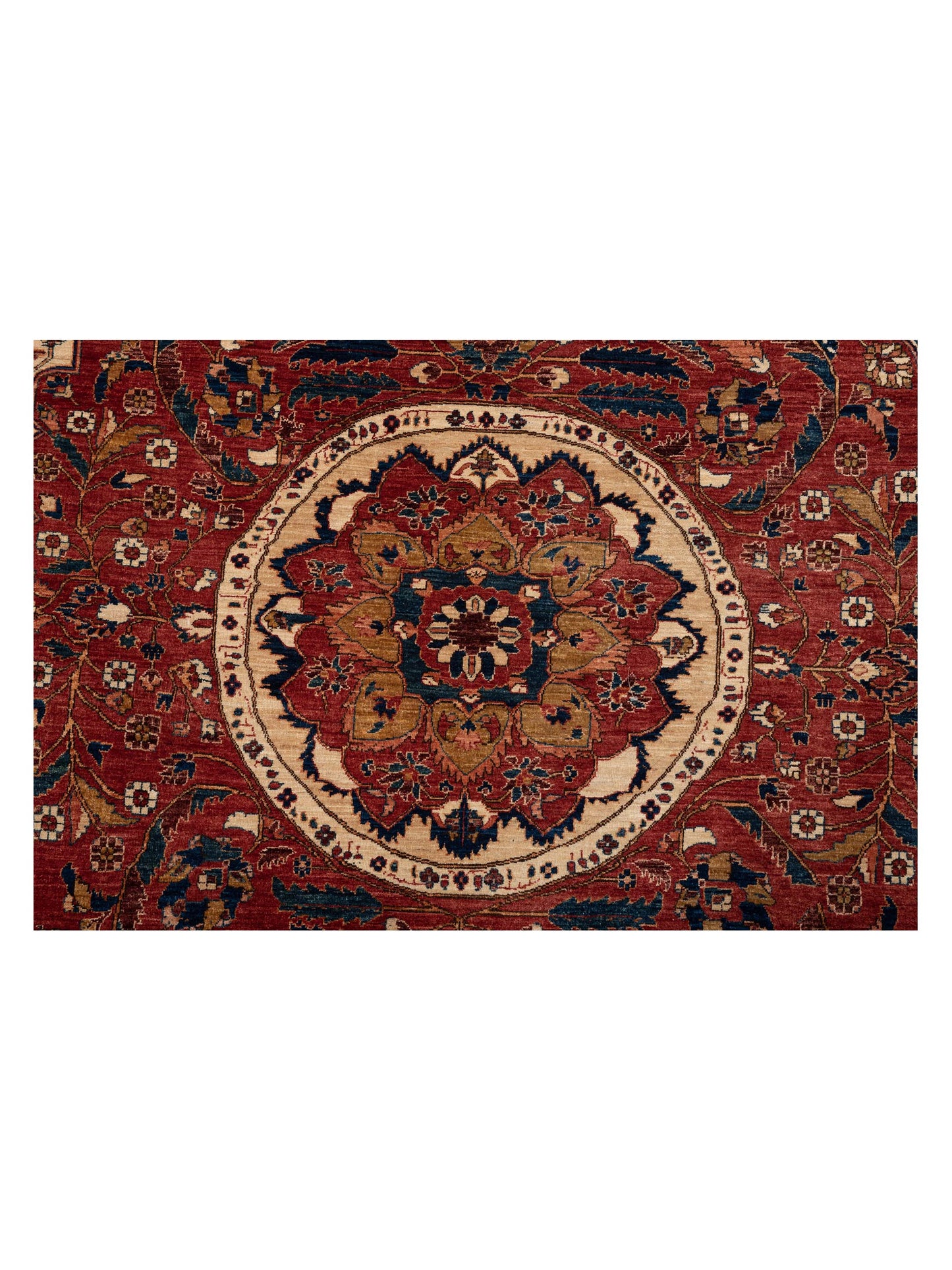 Akcha 116990 Red Red 9x11.4 Hand Knotted Rug