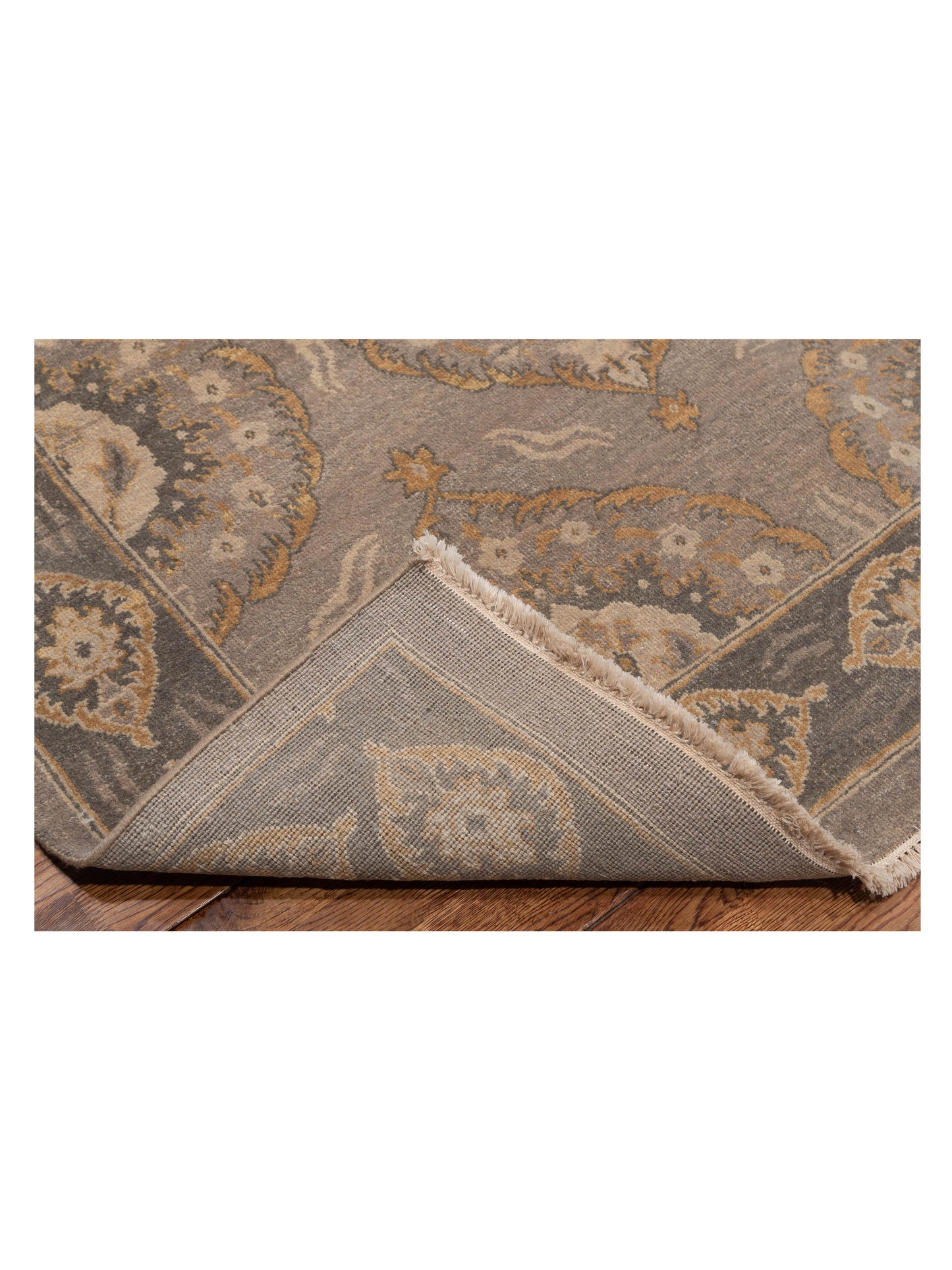 Tibetino 117063 Gray Green 8.1x10.2 Hand Knotted Rug