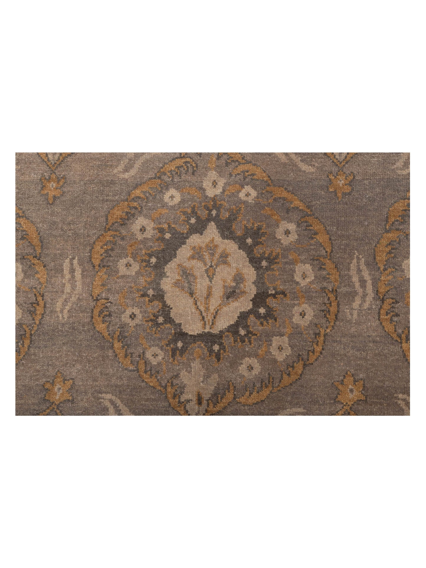 Tibetino 117063 Gray Green 8.1x10.2 Hand Knotted Rug