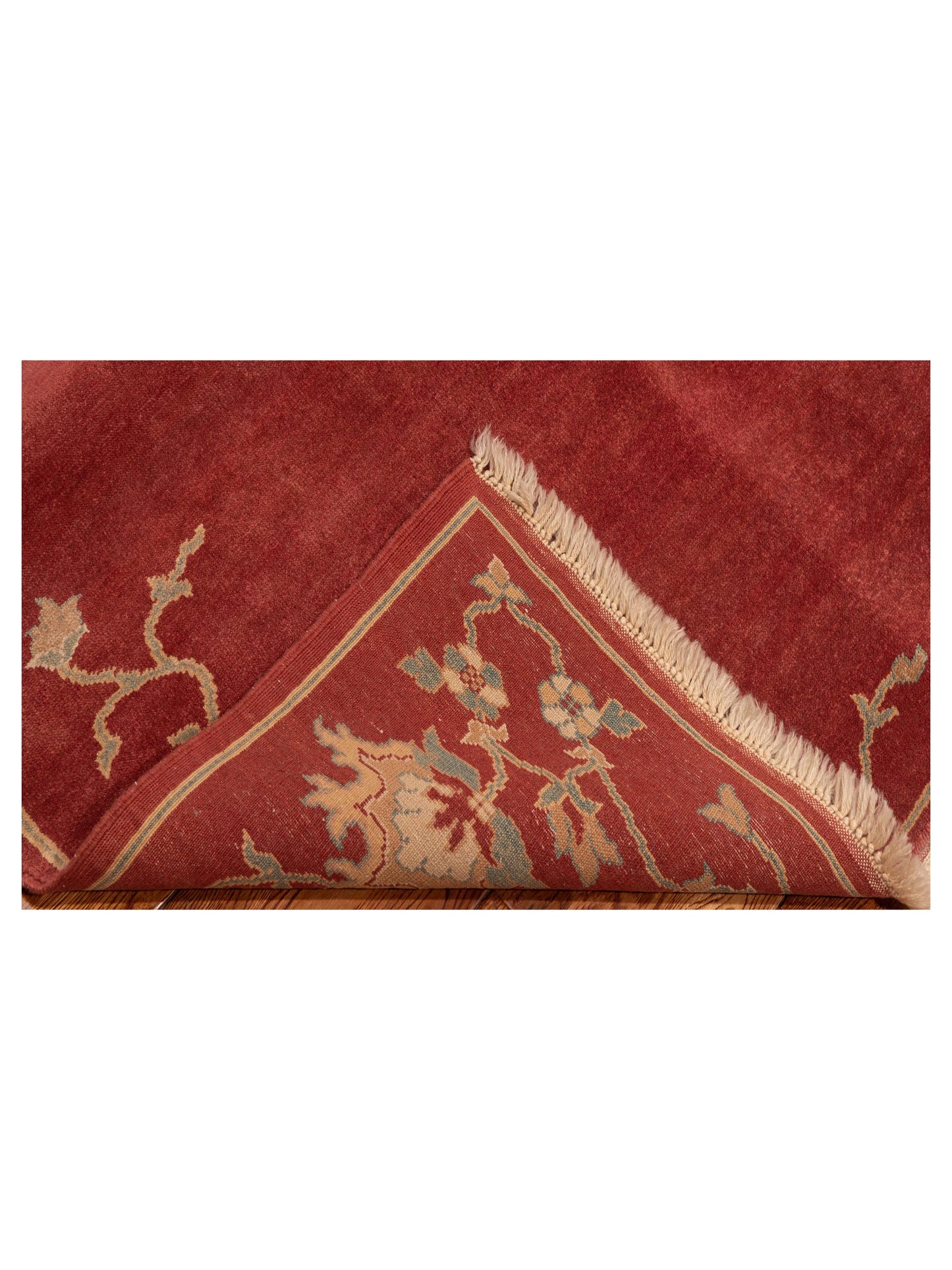 Antique Loom 117141 Rust Rust 5.9x7.10 Hand Knotted Rug
